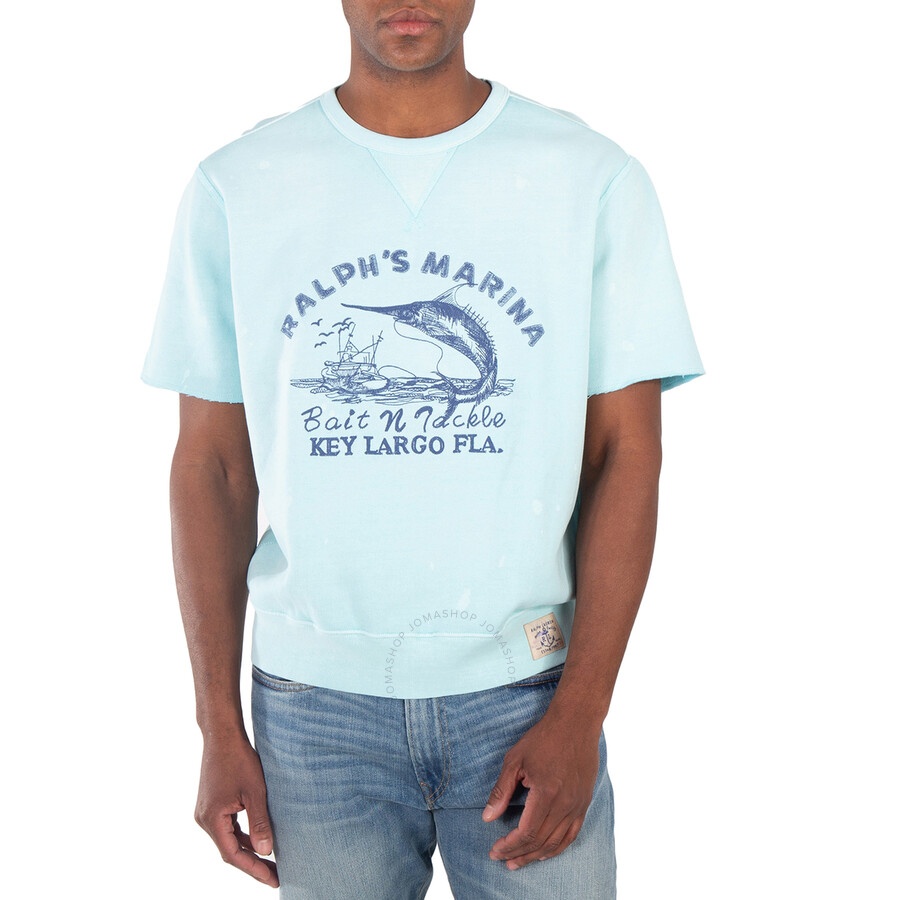 Polo Ralph Lauren - Polo Ralph Lauren Marina Short-Sleeve Graphic Sweatshirt - 4