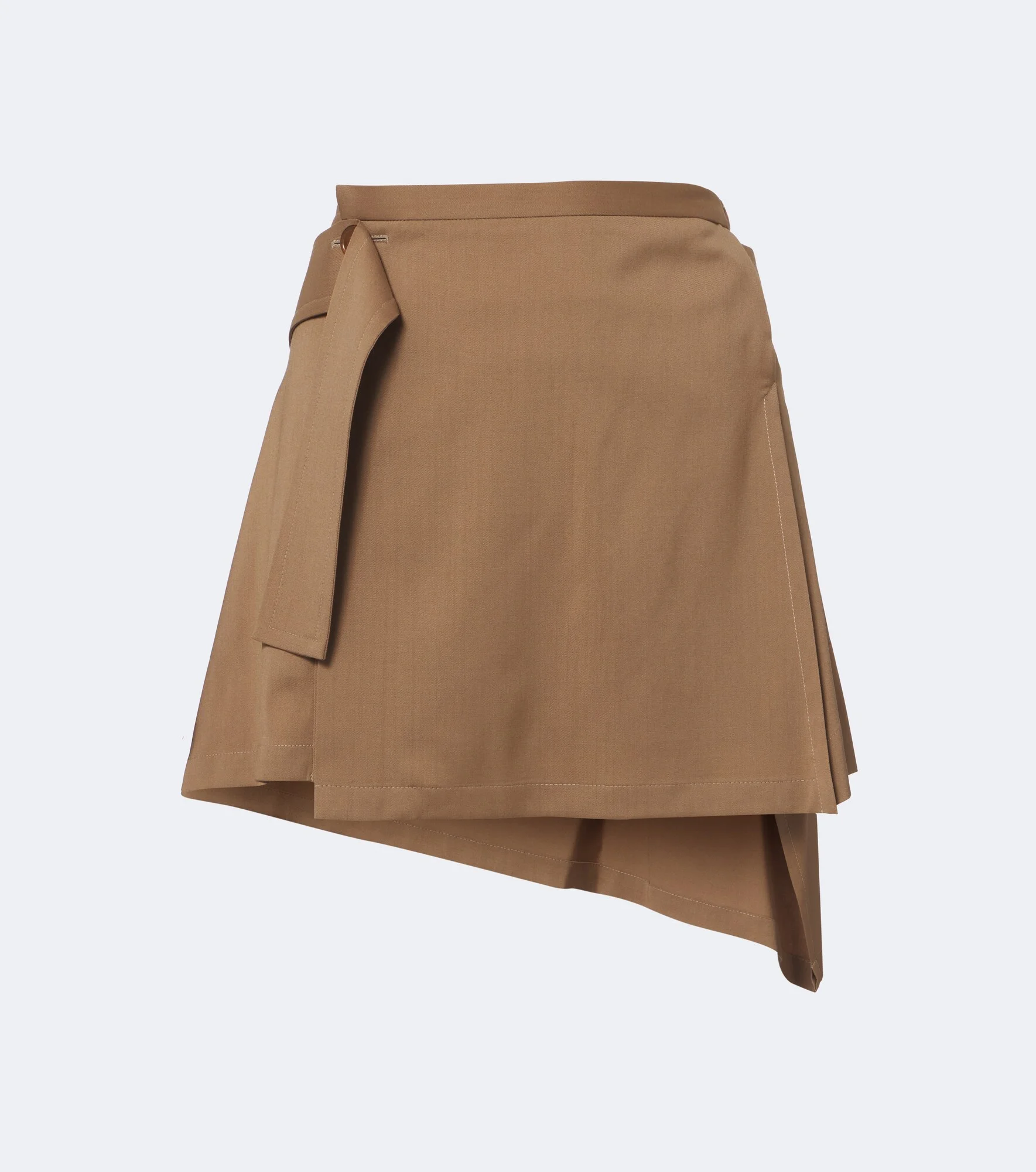 Meghan asymmetric virgin wool kilt - 1