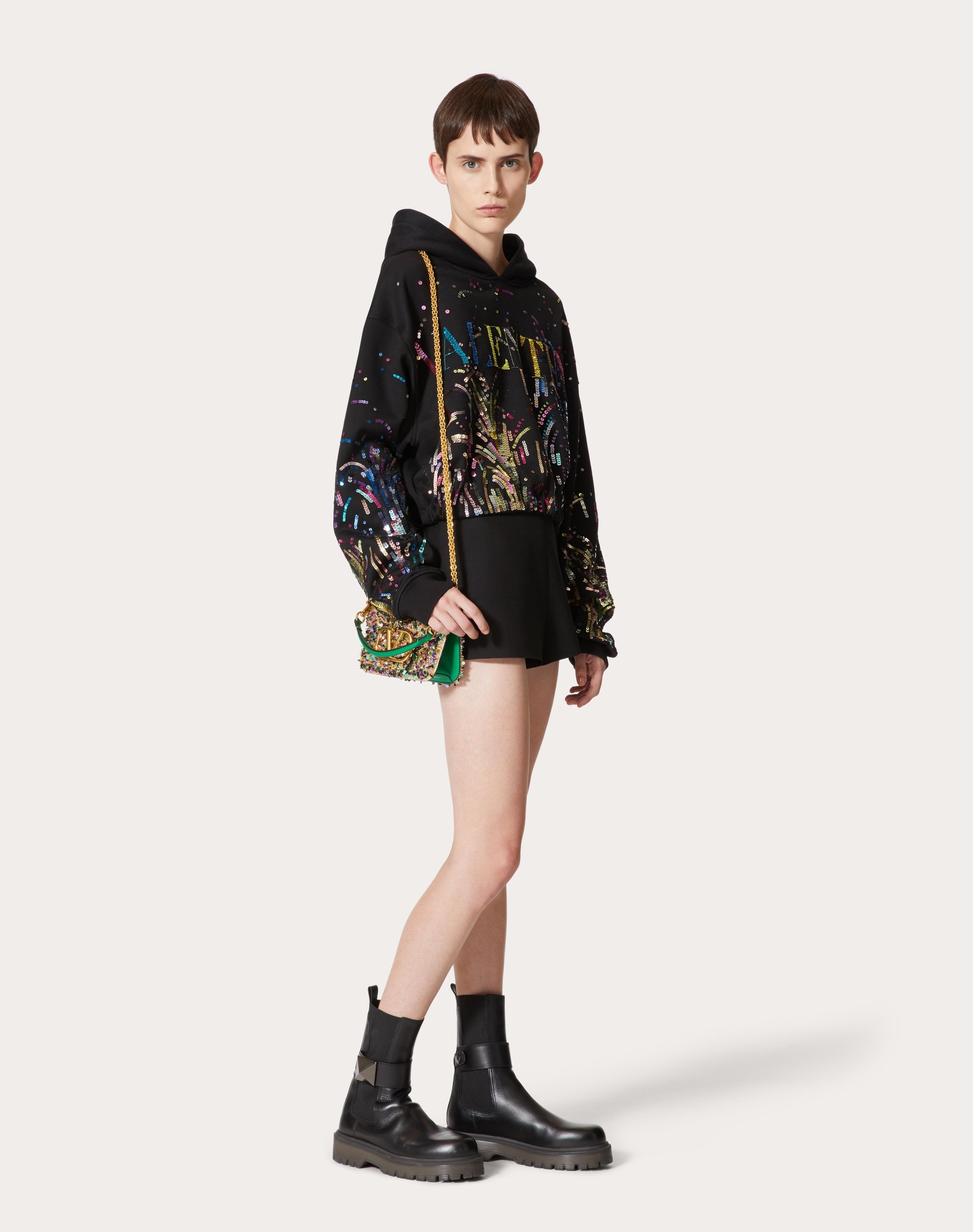 EMBROIDERED JERSEY SWEATSHIRT - 2