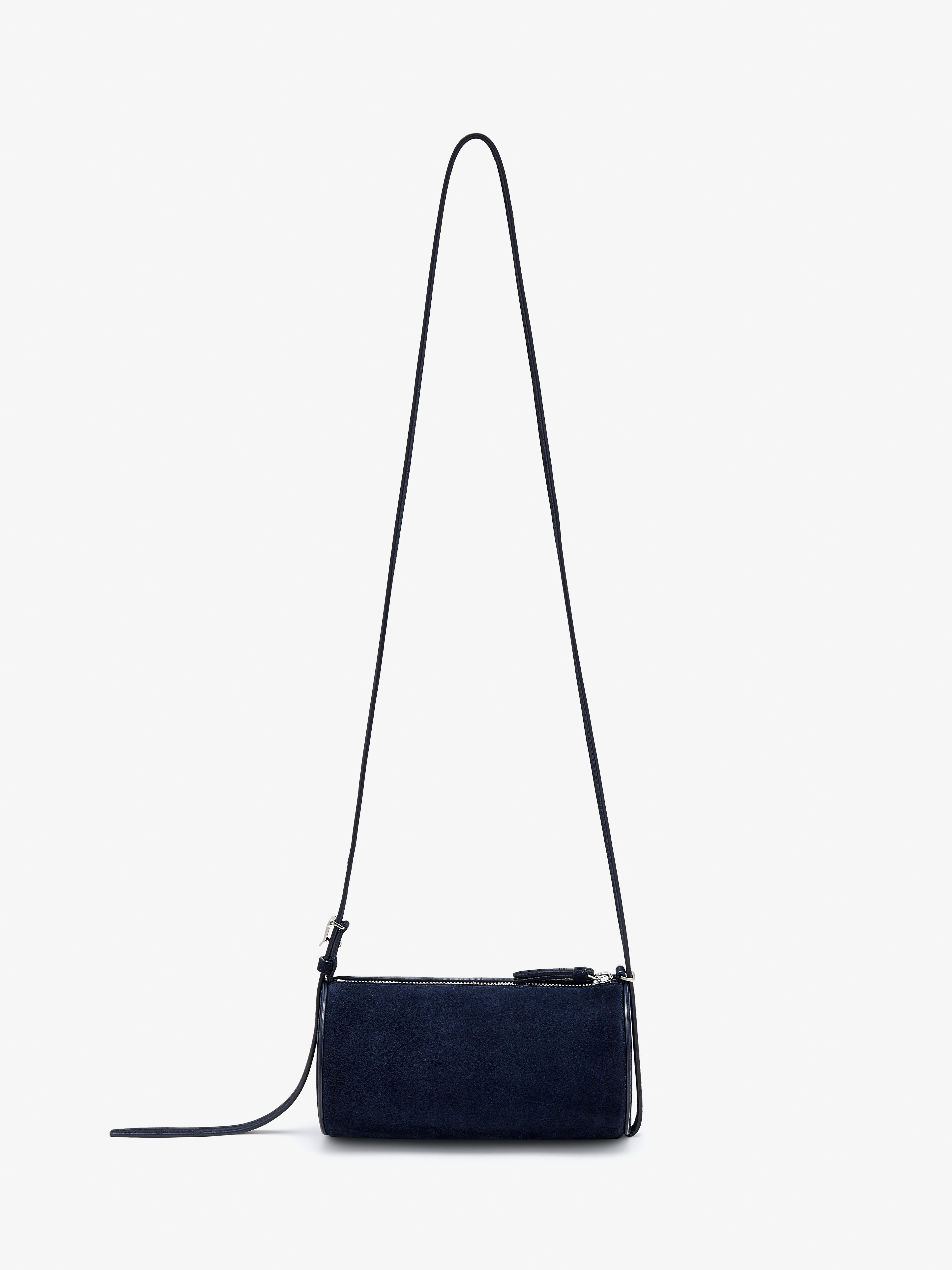 Crossbody Silo Bag in Suede - 4