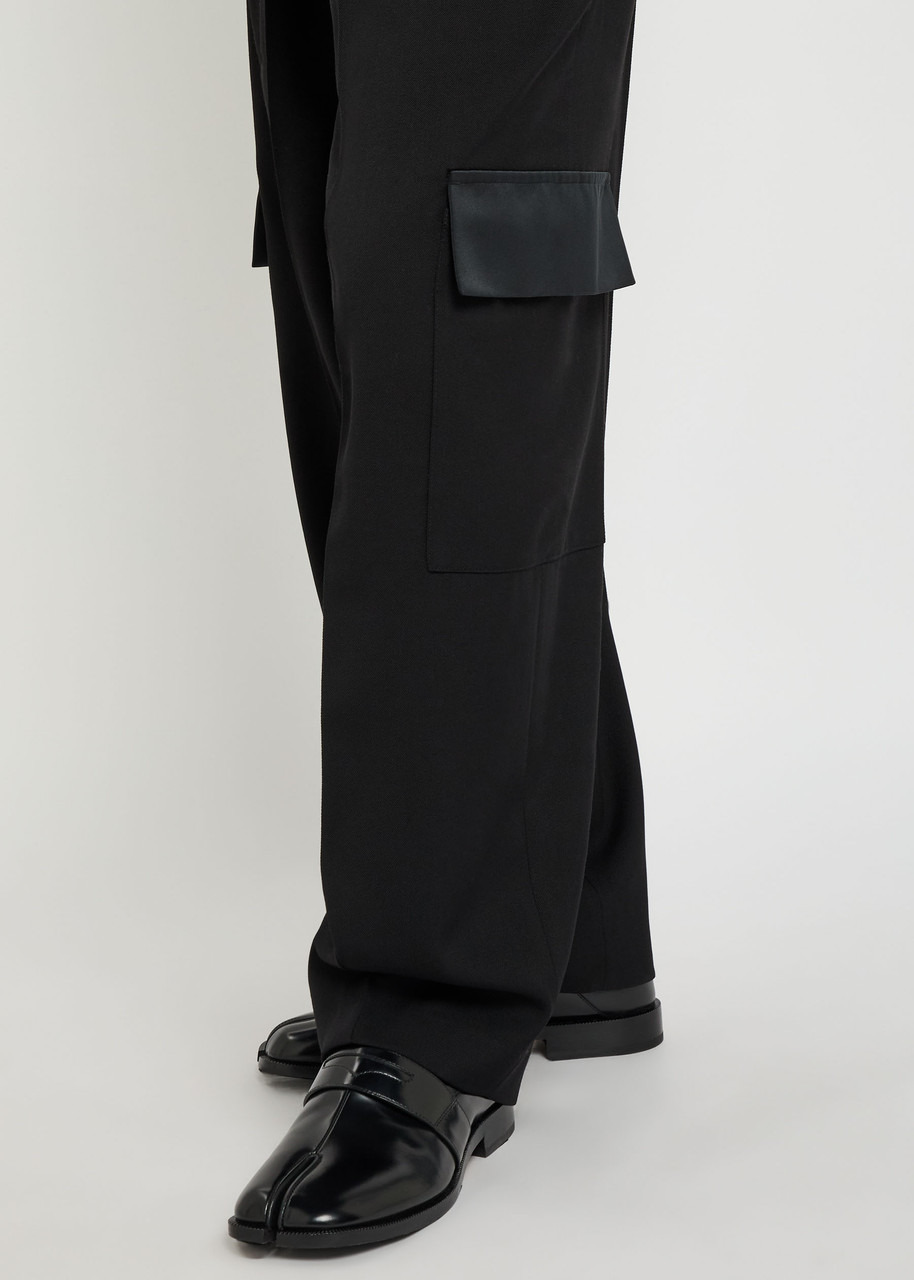 Wales Bonner Reverb Pleated Wool Gabardine Trousers - 5