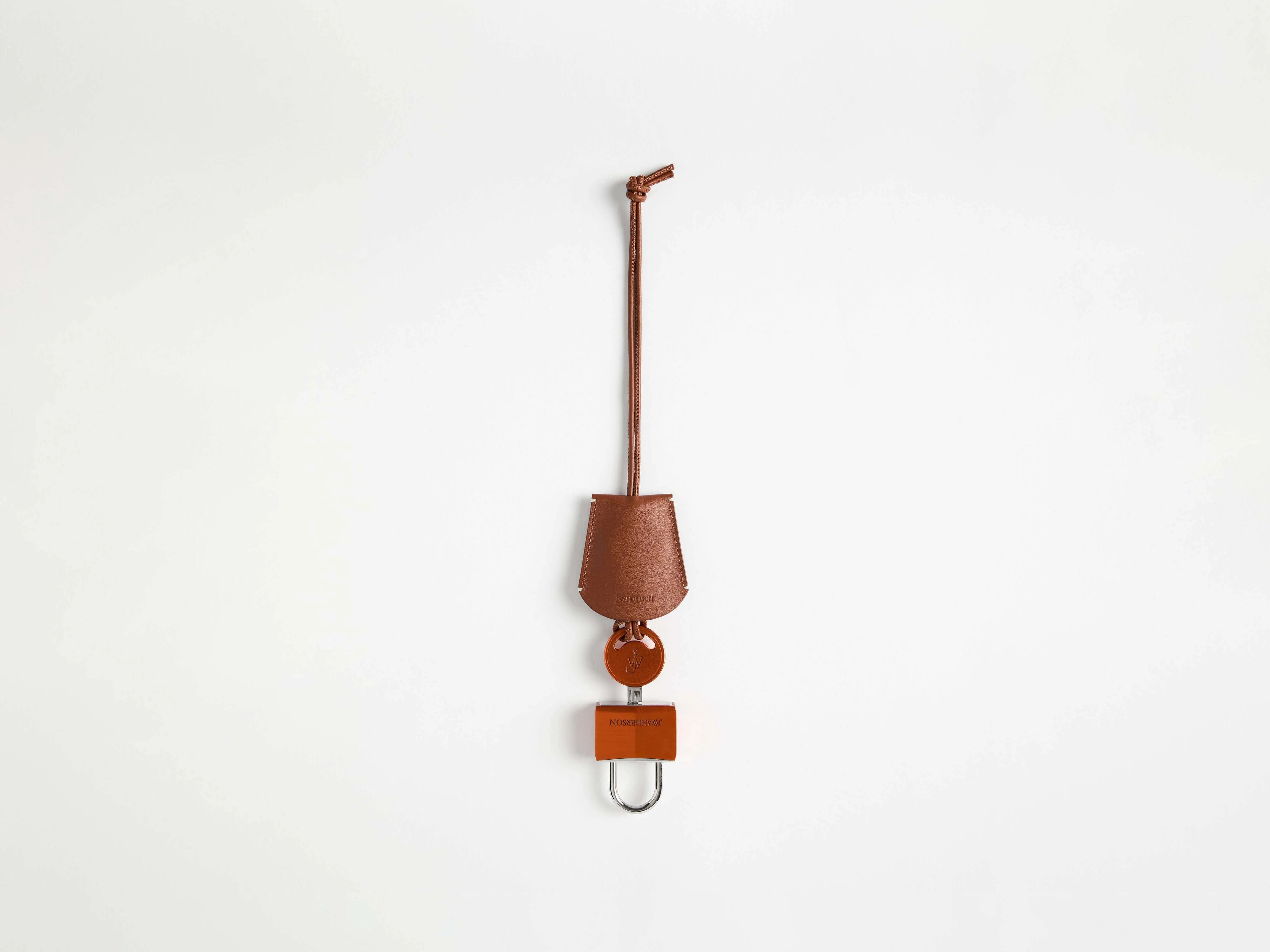 PADLOCK CHARM IN ORANGE - 1