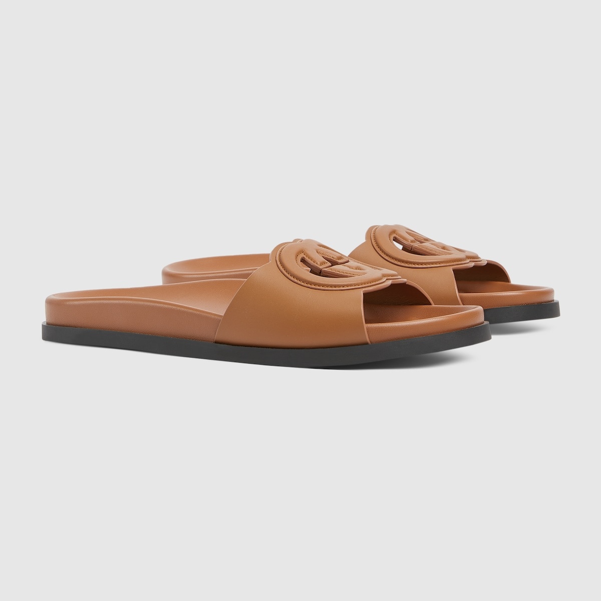 Women's Interlocking G slide sandal - 2
