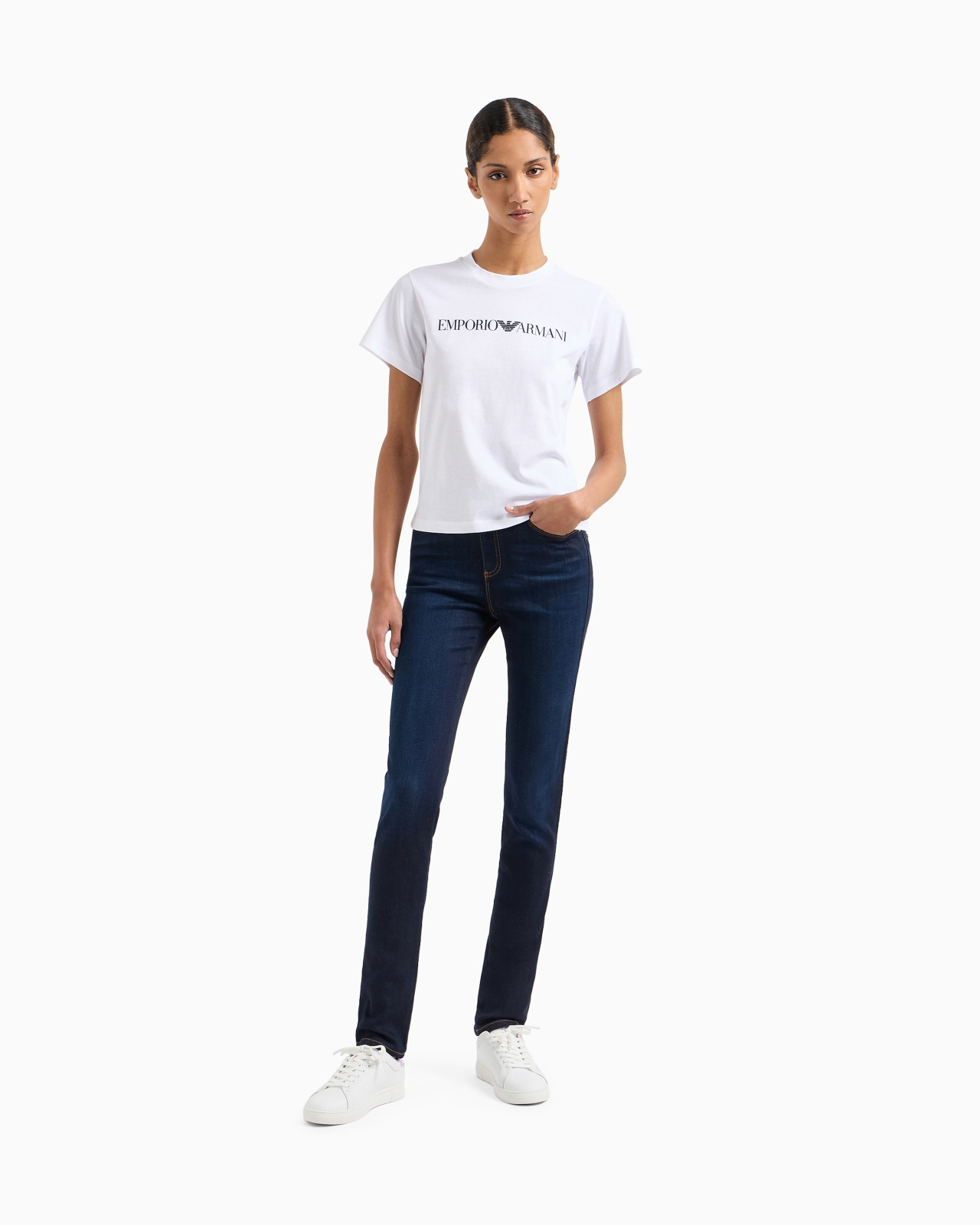 ASV organic-jersey T-shirt with logo print - 2