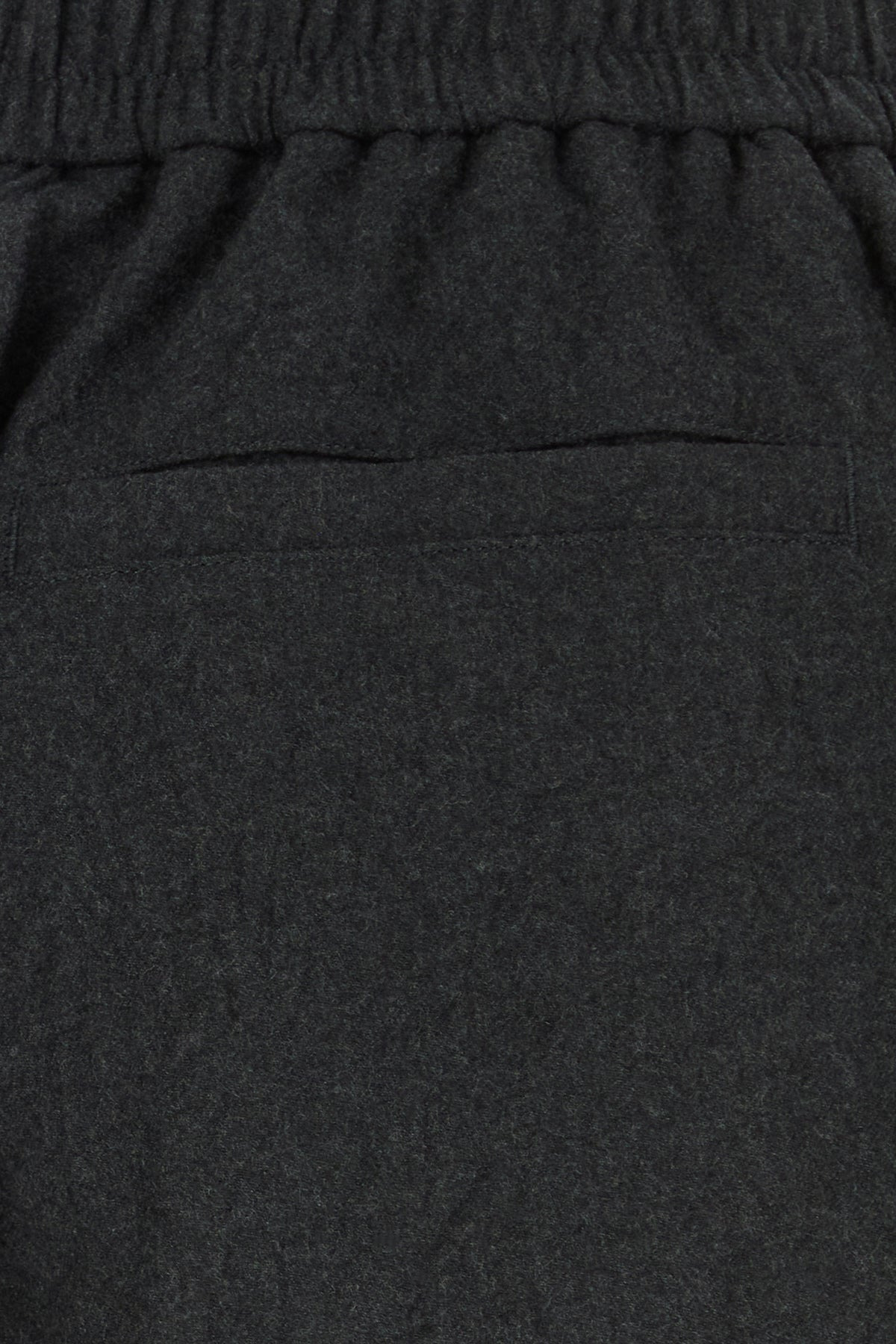 Charcoal flannel pant - 3