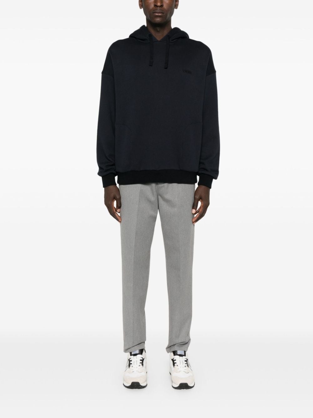logo-embroidered sweatshirt - 2