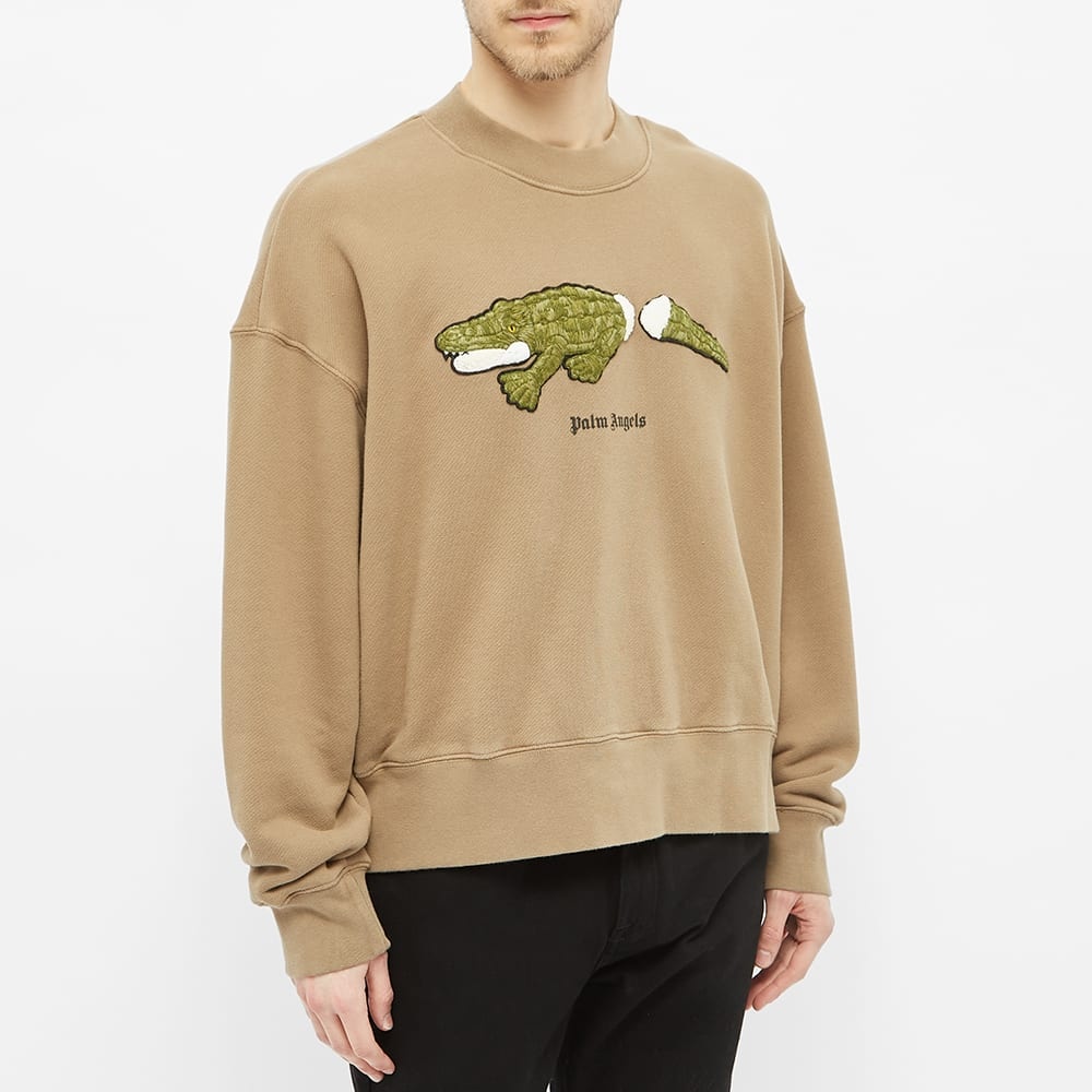 Palm Angels Crocodile Crew Sweat - 5