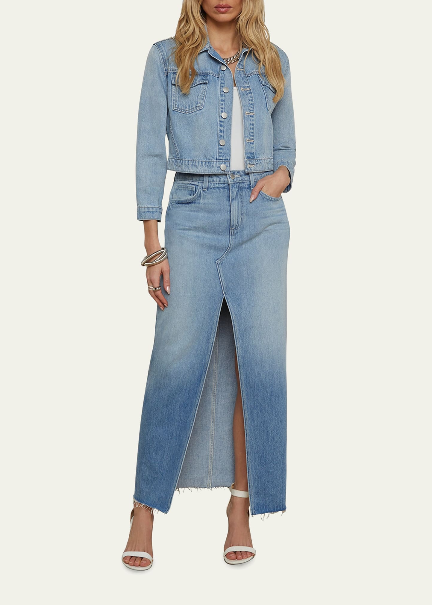 Koda Cropped Denim Jacket - 2