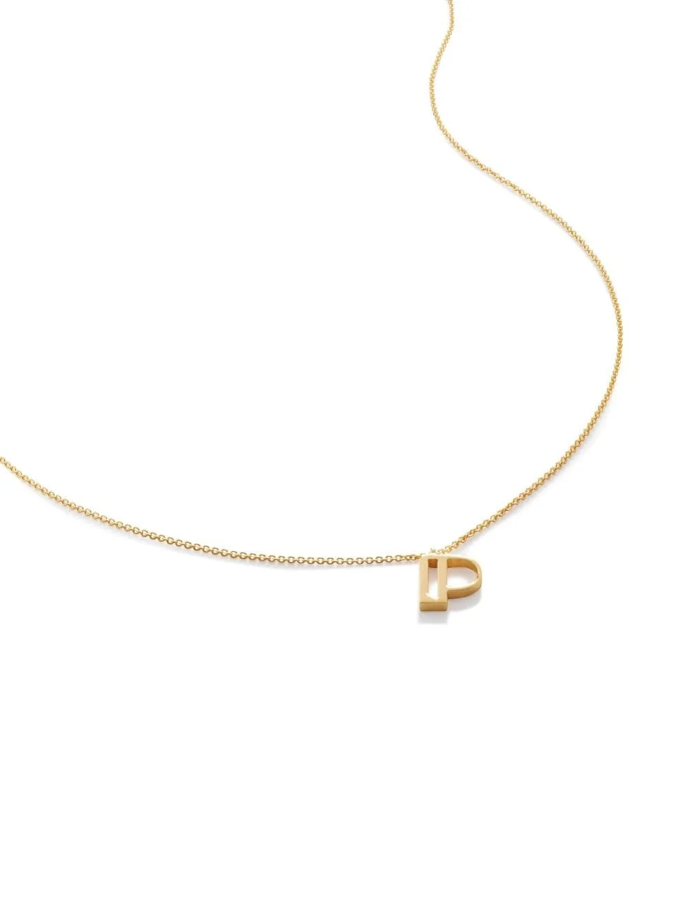 Alphabet P pendant necklace - 1