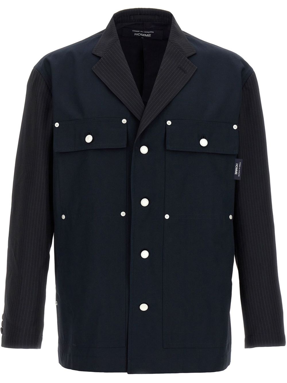 pinstriped blazer - 1