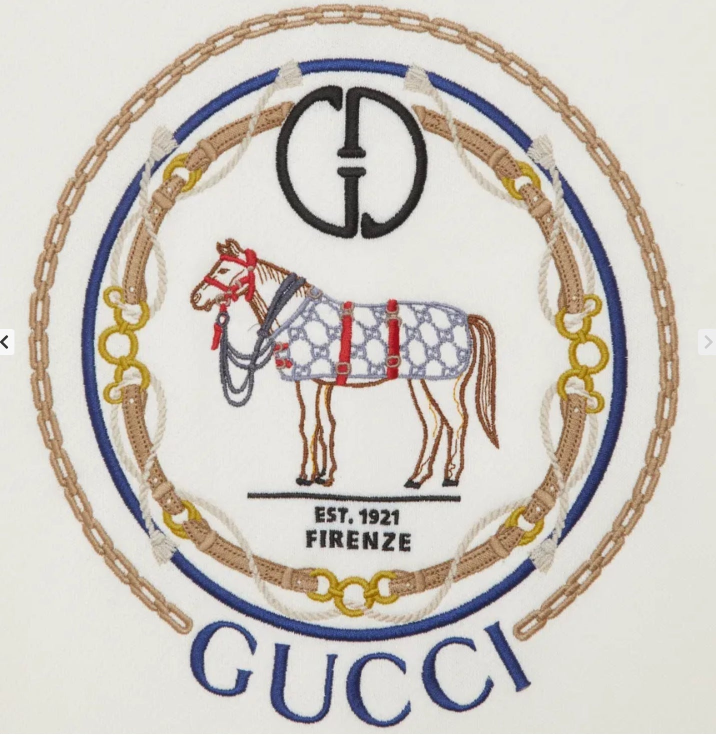 Gucci Embroidery Jersey Sweatshirt - 2