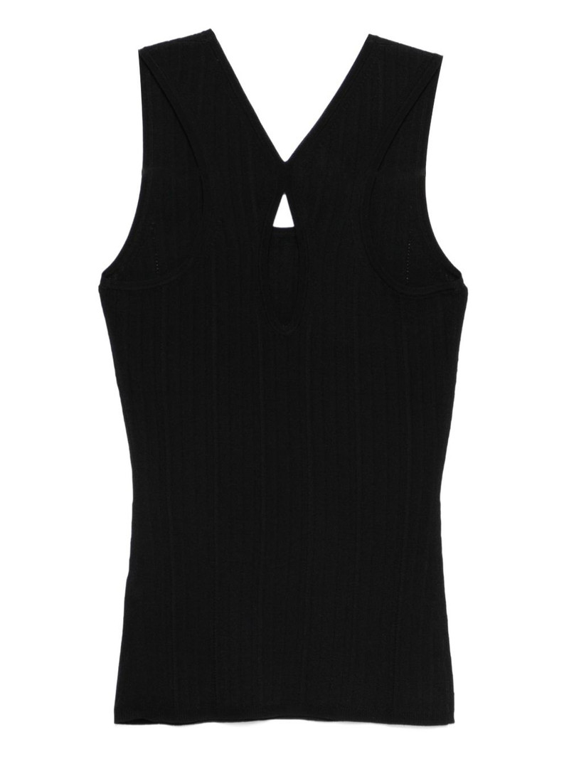 JOSEPH keyhole ribbed top outlook