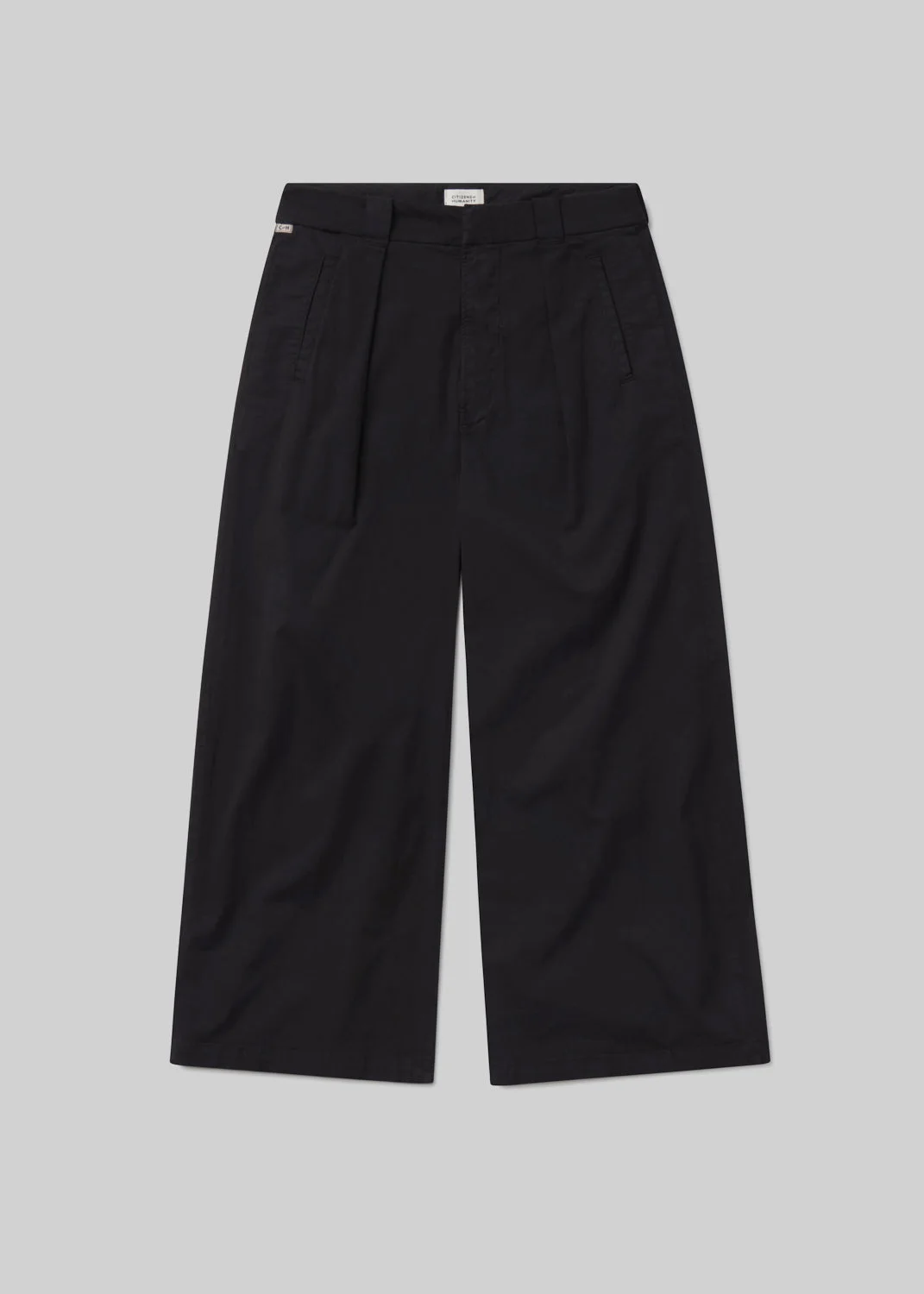 Cara Cropped Pleated Trouser
In Black - 1