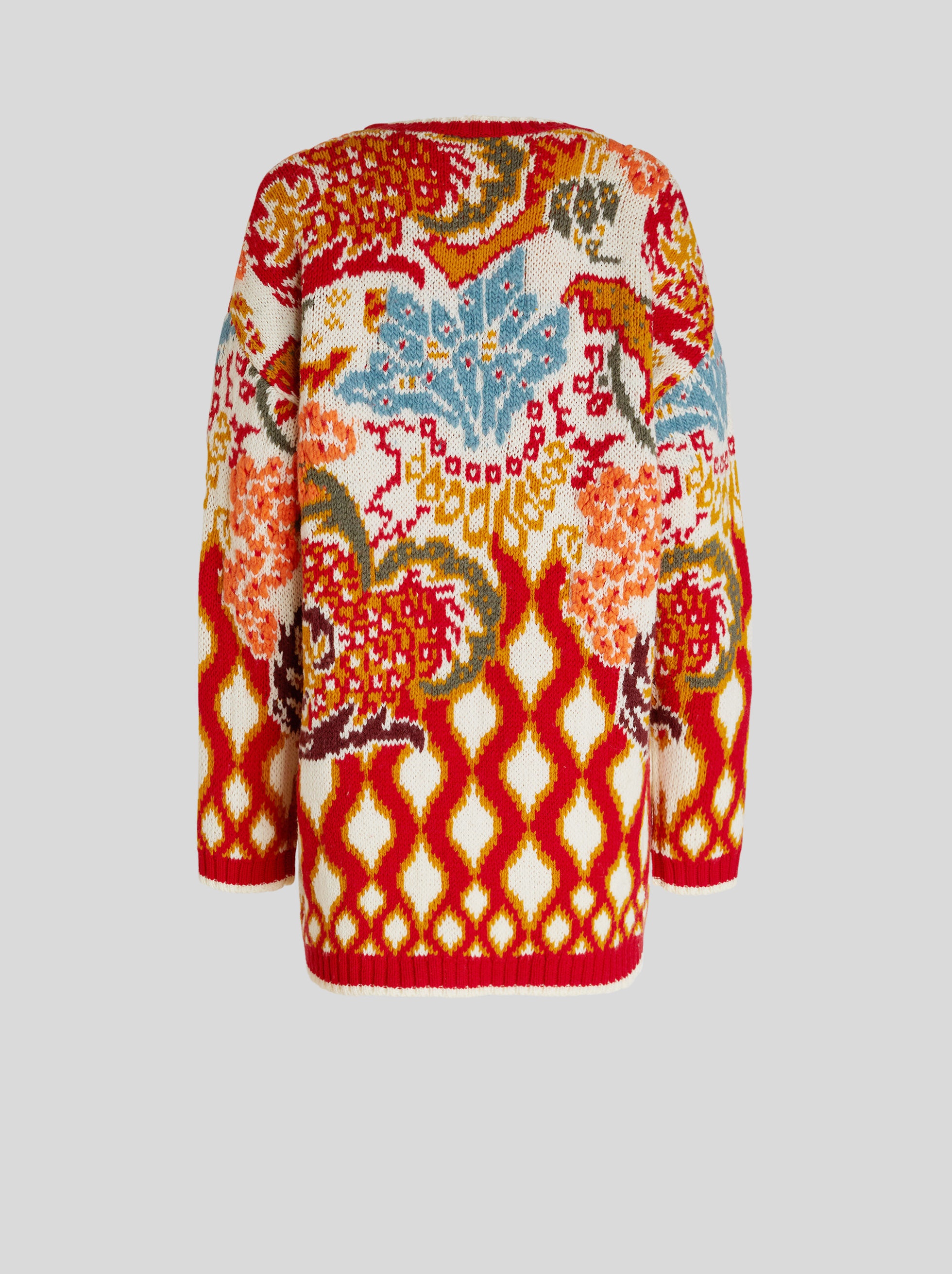 WOOL AND ALPACA JACQUARD SWEATER - 5