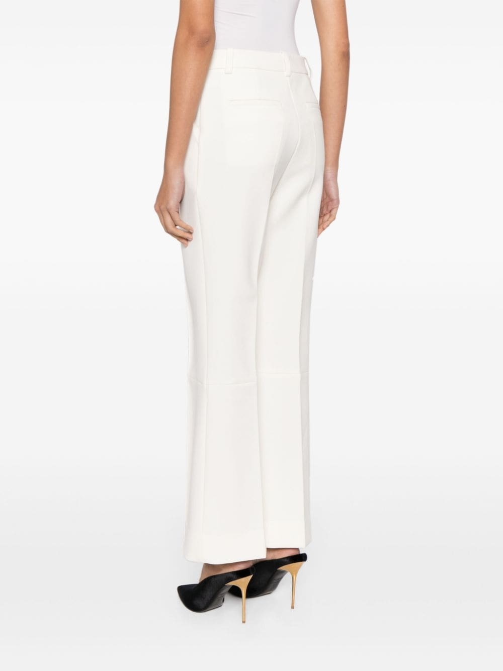 tailored cotton-blend trousers - 4
