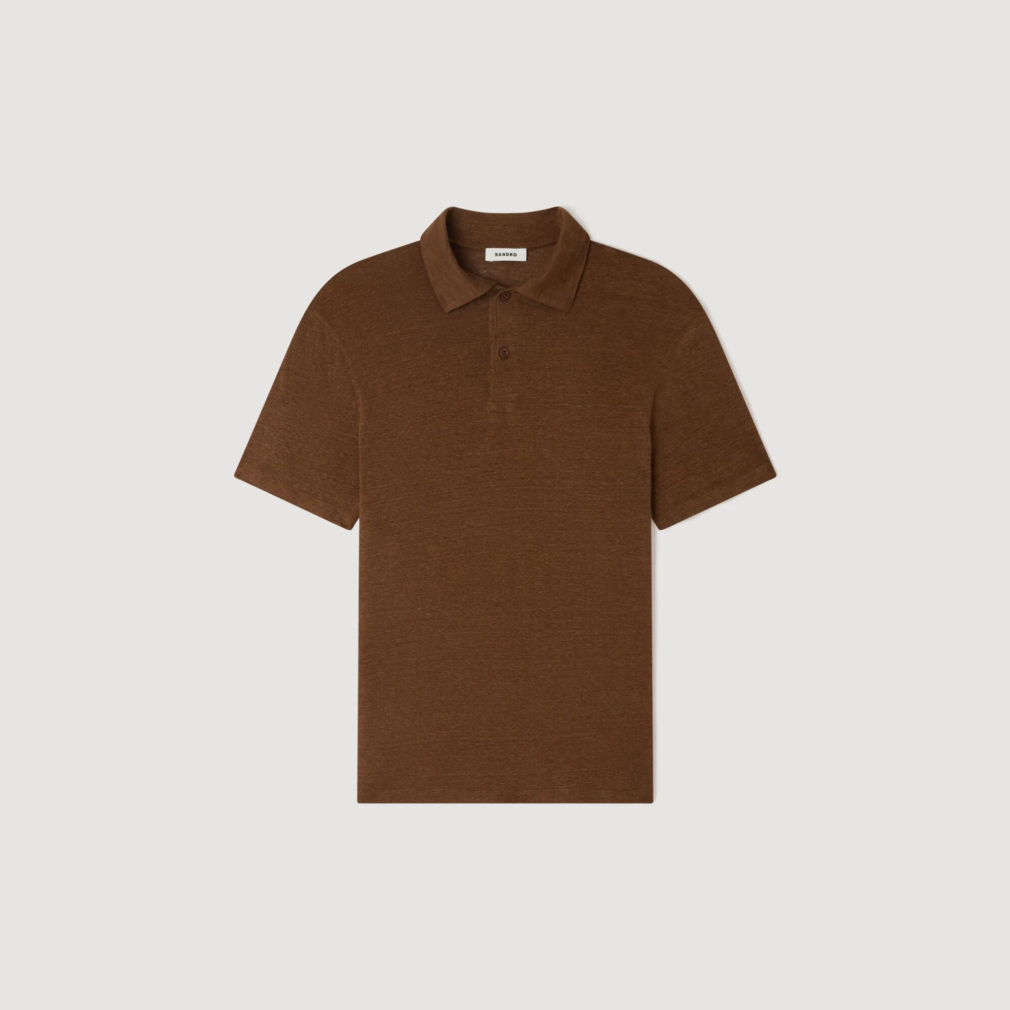LINEN POLO SHIRT - 1