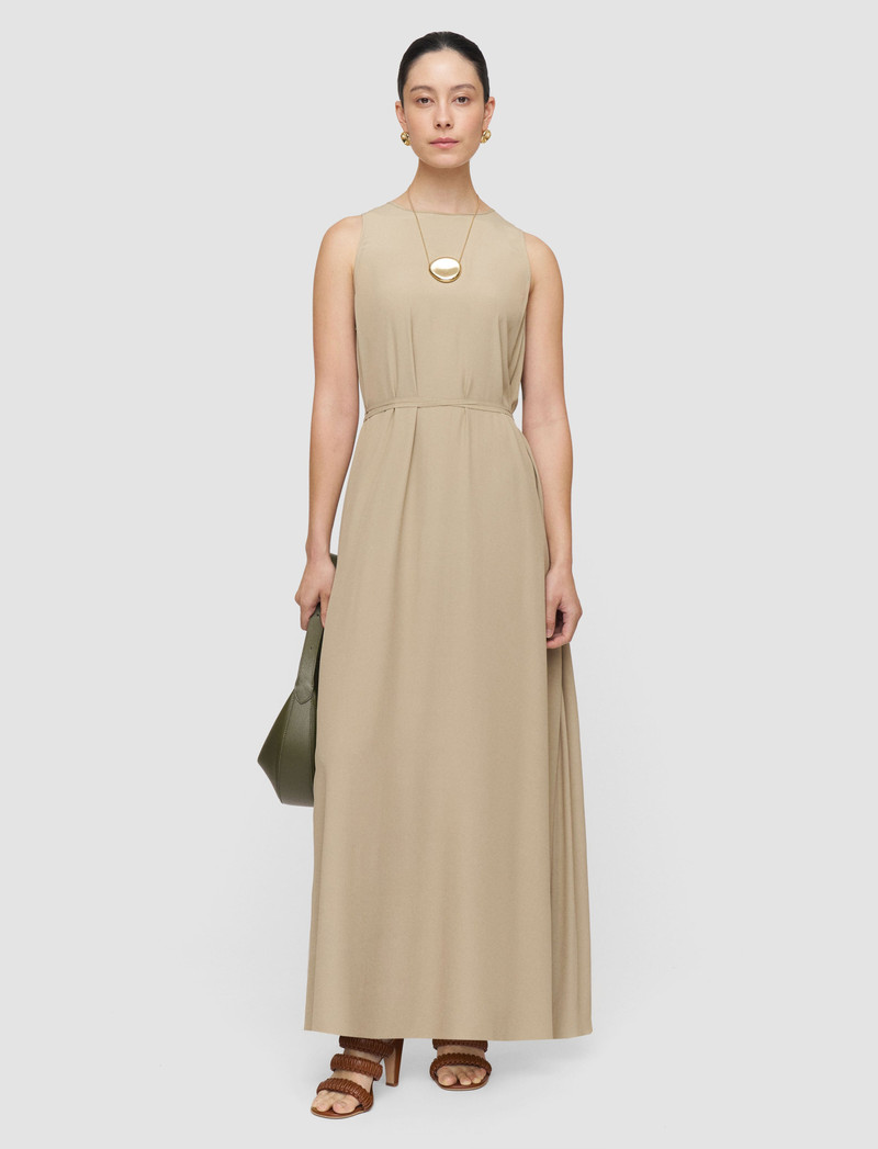 JOSEPH Lottie Silk Blend Crepe Dress outlook