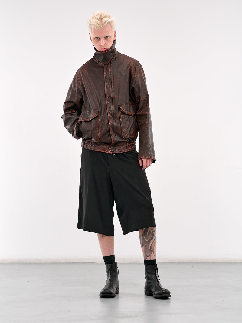 Yohji Yamamoto Leather Jacket outlook