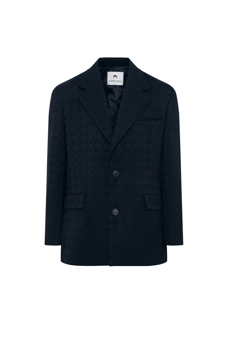 Moon Diamond Jacquard Tailoring Boxy Suit Jacket 1