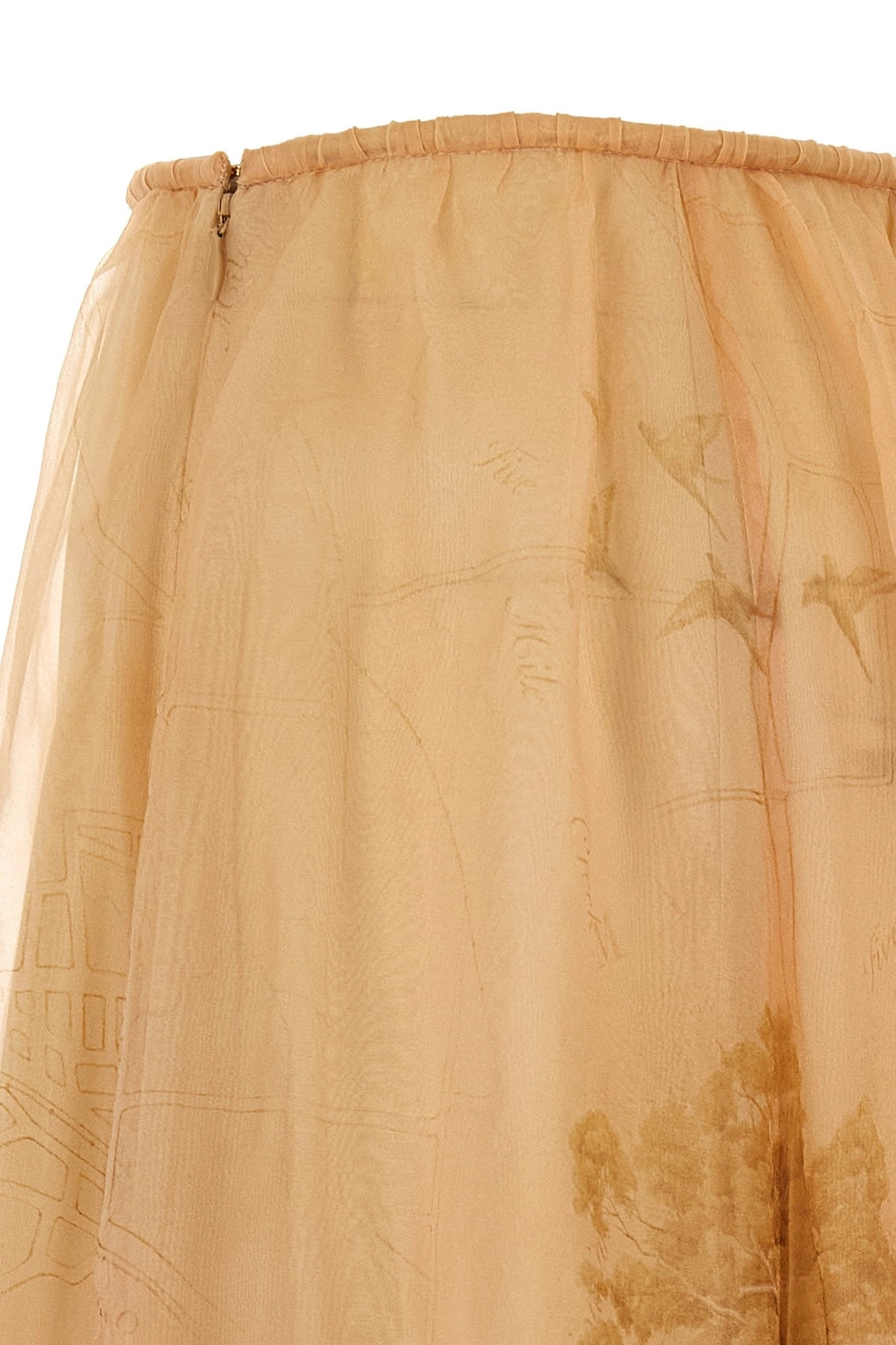 'Hypnotic Organza Maxi' skirt - 5