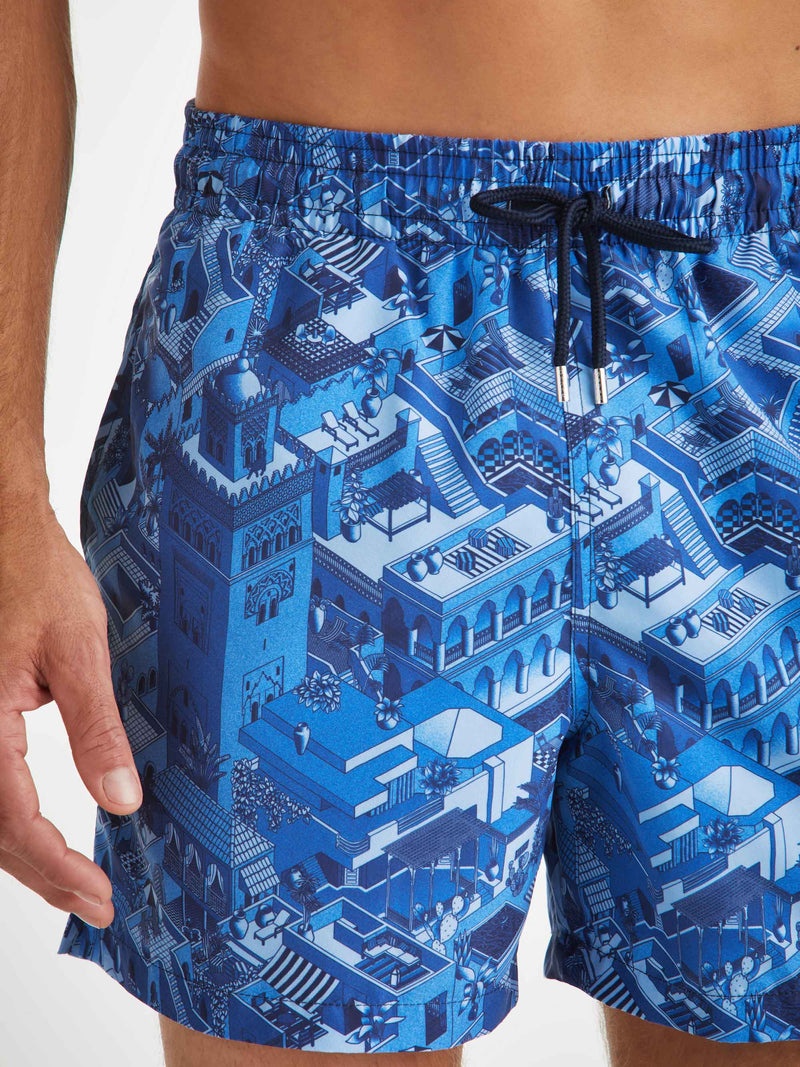 Men's Short Swim Shorts Maui 60 Blue - 5