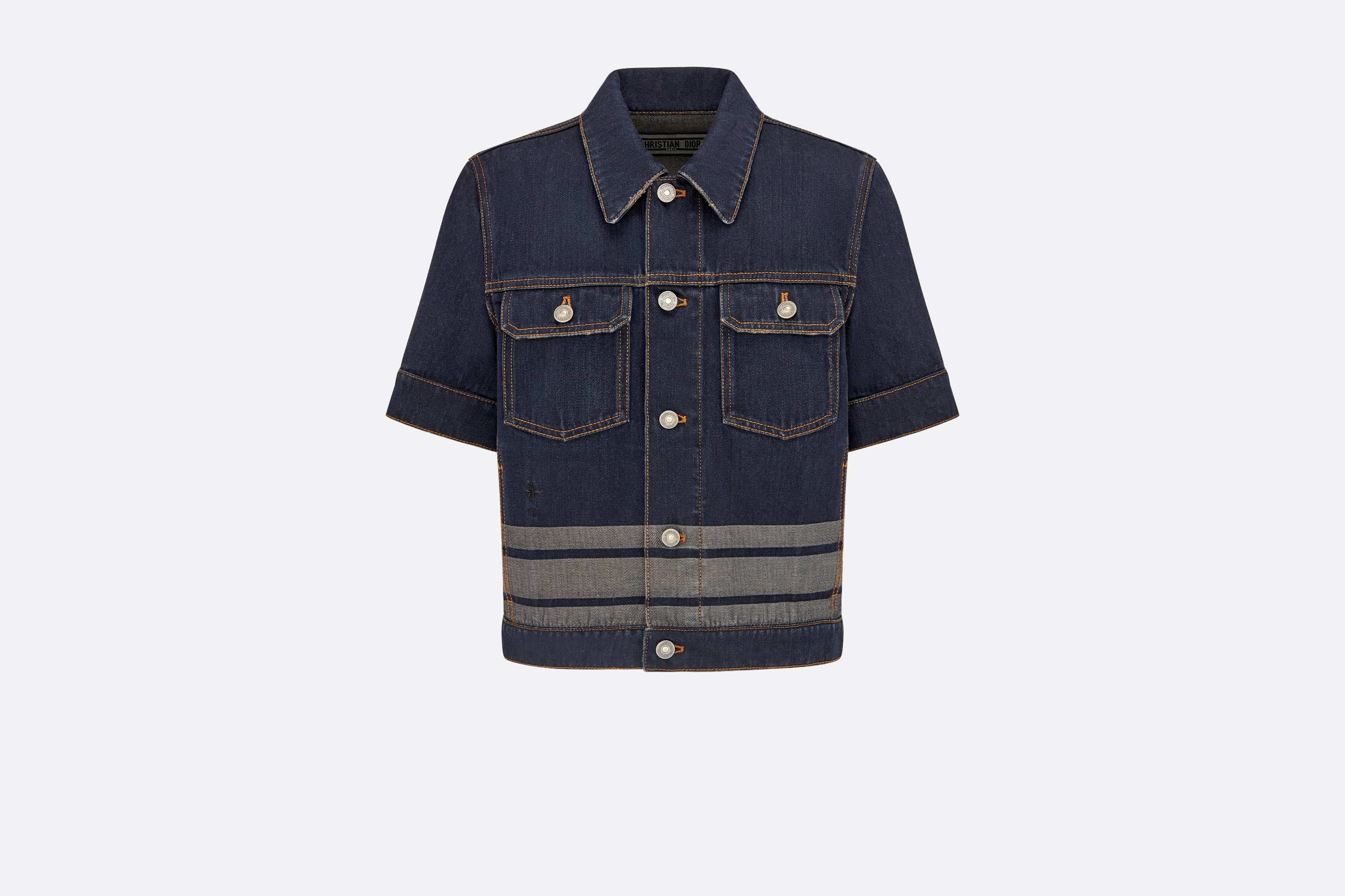 DIOR デニムクチュールジャケット Dior Short-Sleeved Denim Couture Jacket | dior | REVERSIBLE