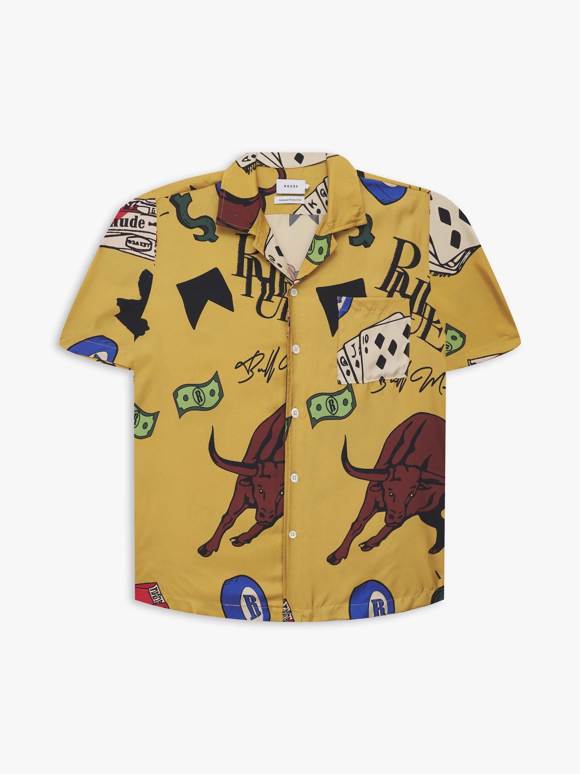 SILK DOODLE SS BUTTON UP - 1