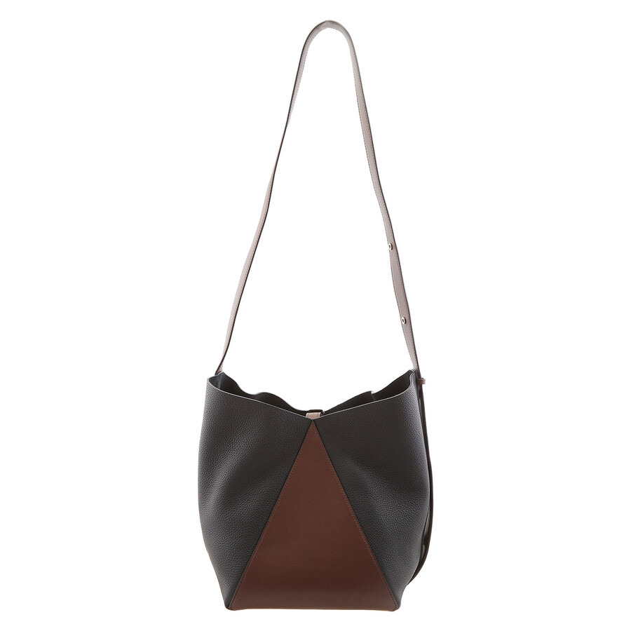 Max Mara Deer-Print Leather Medium Bucket Bag - 3