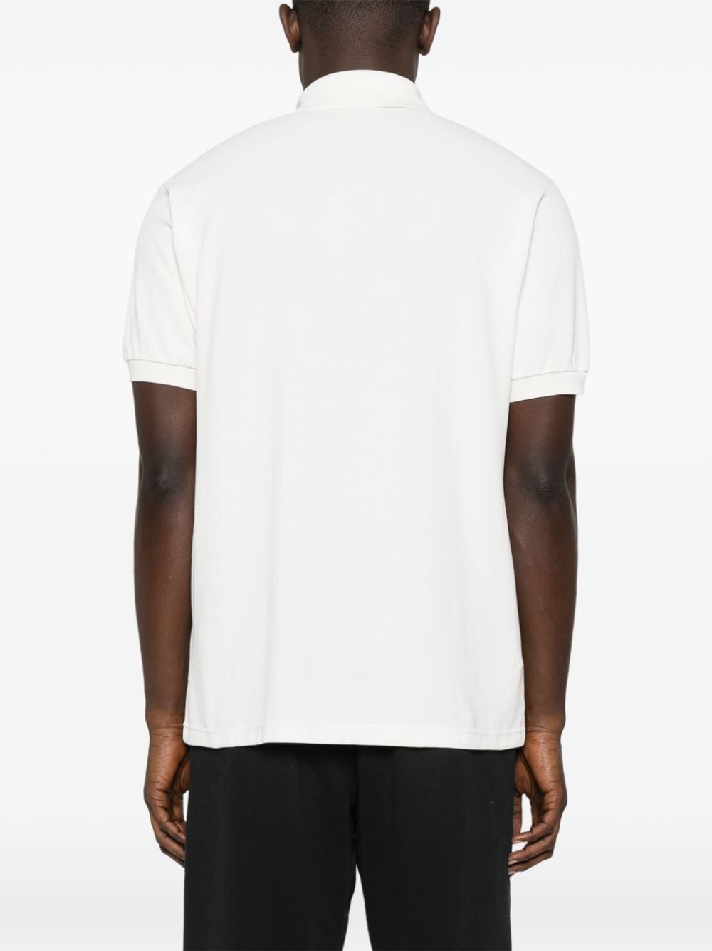 logo-print golf polo shirt - 4