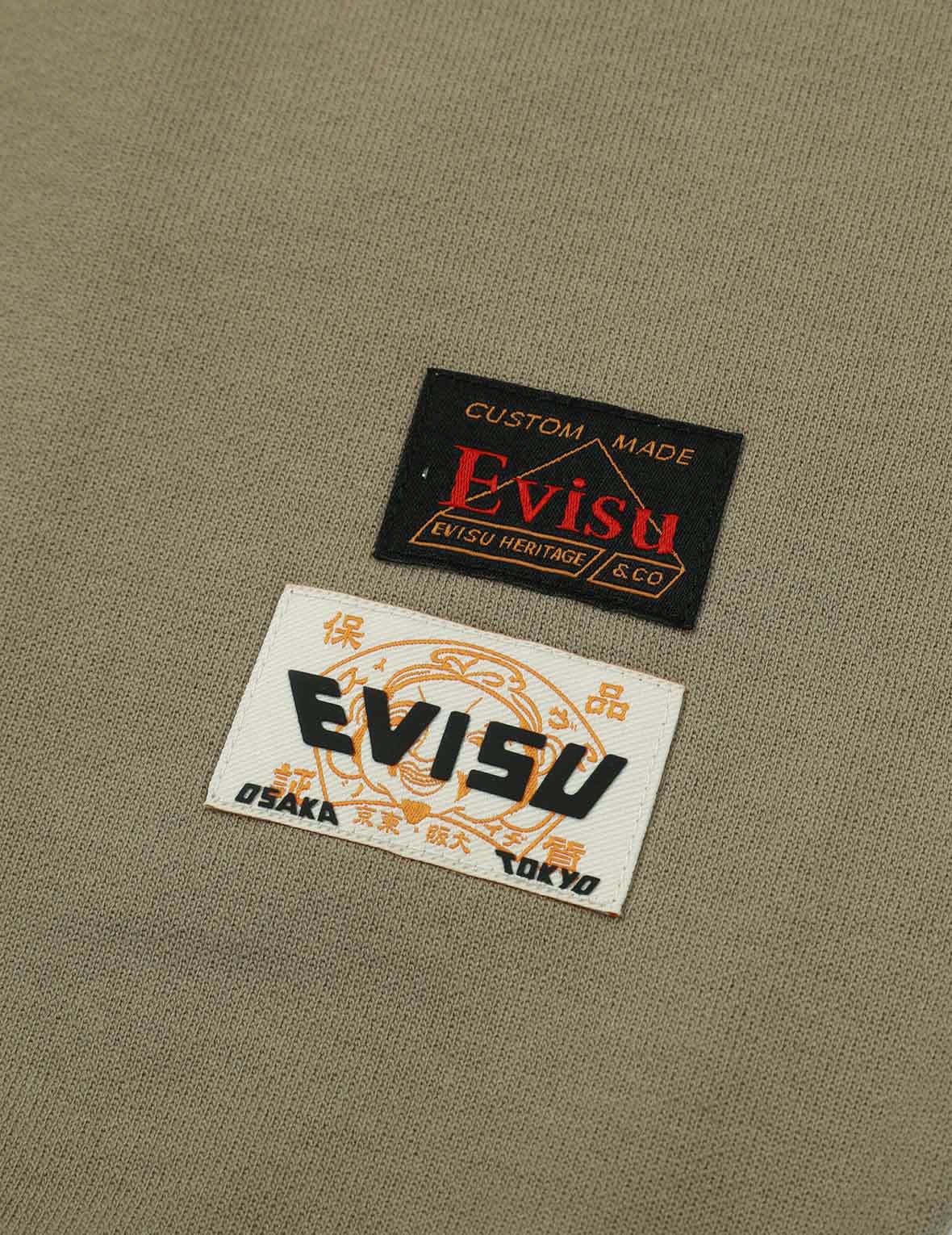 Spray-effect Godhead Print Sweatshirt with Seagull Embroidery - 8