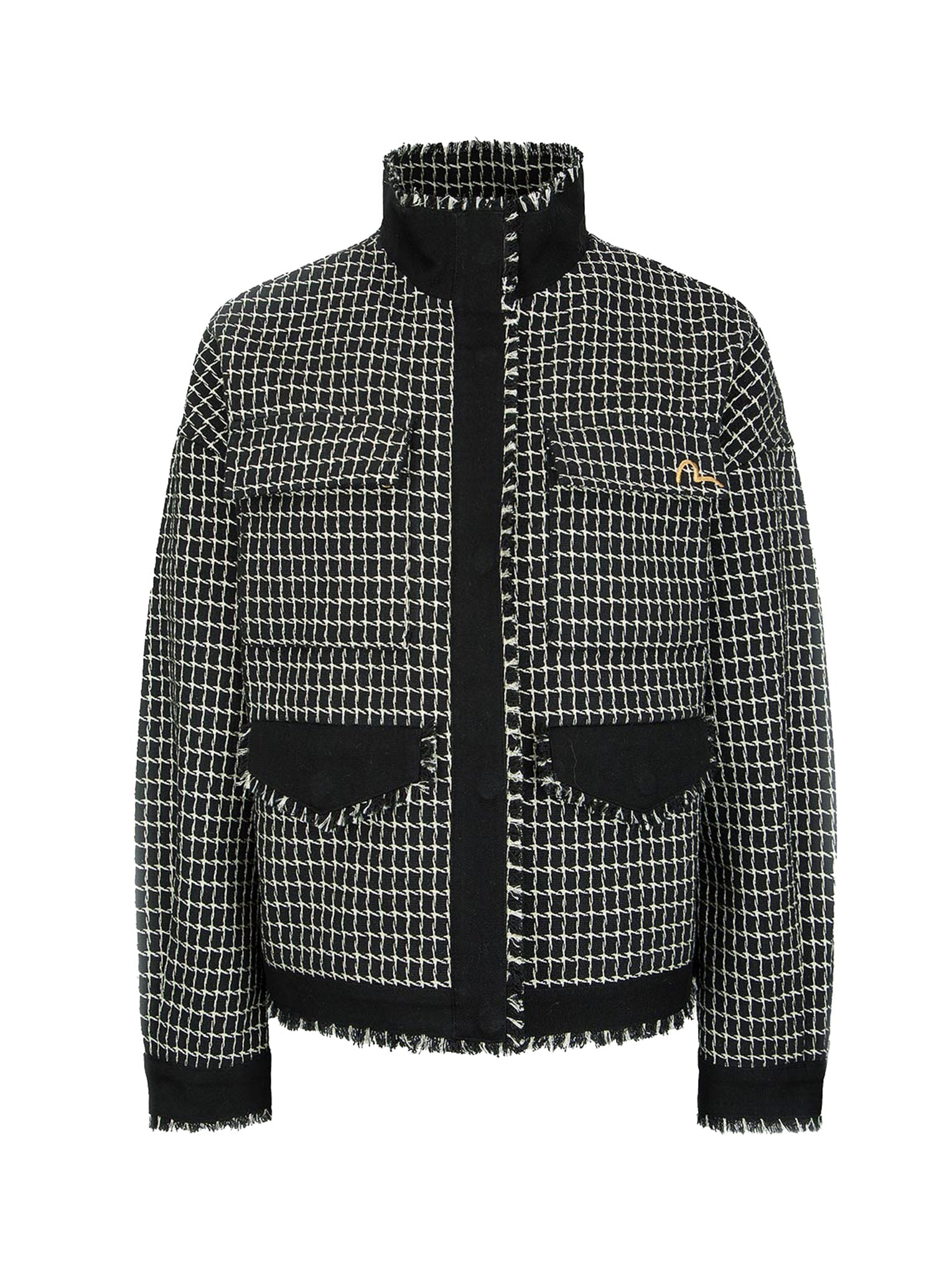 Metallic Wool Tweed Jacket - 9