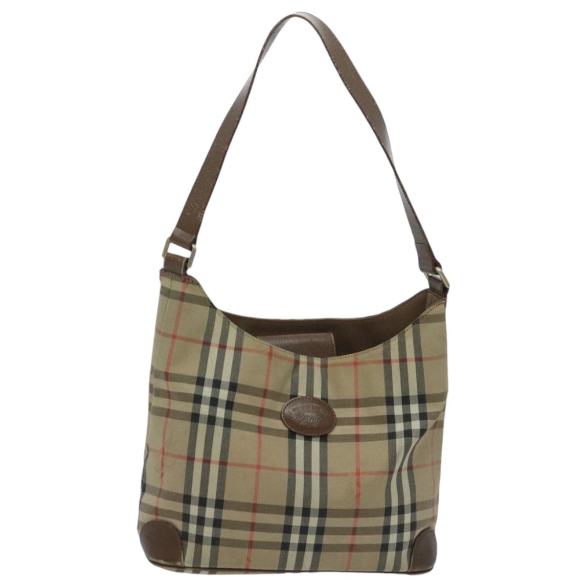 Burberry Nova Check Shoulder Bag Canvas Beige - 2