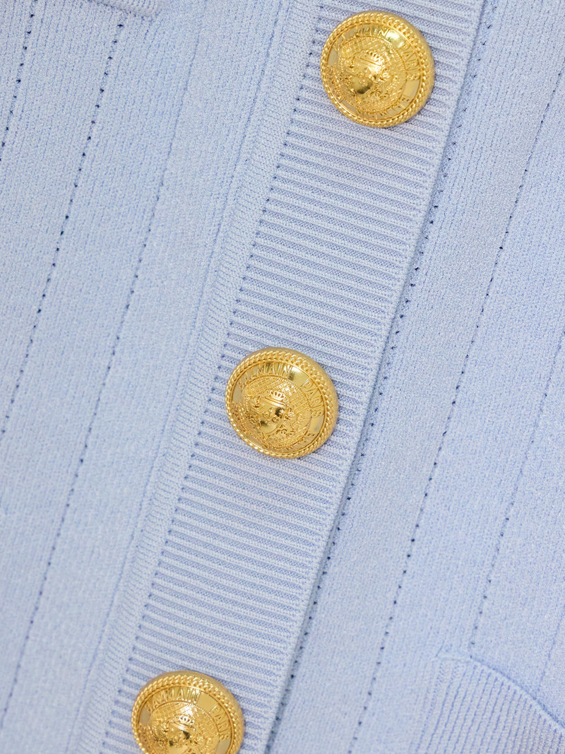 Embellished Ribbed-knit Cardigan 4
