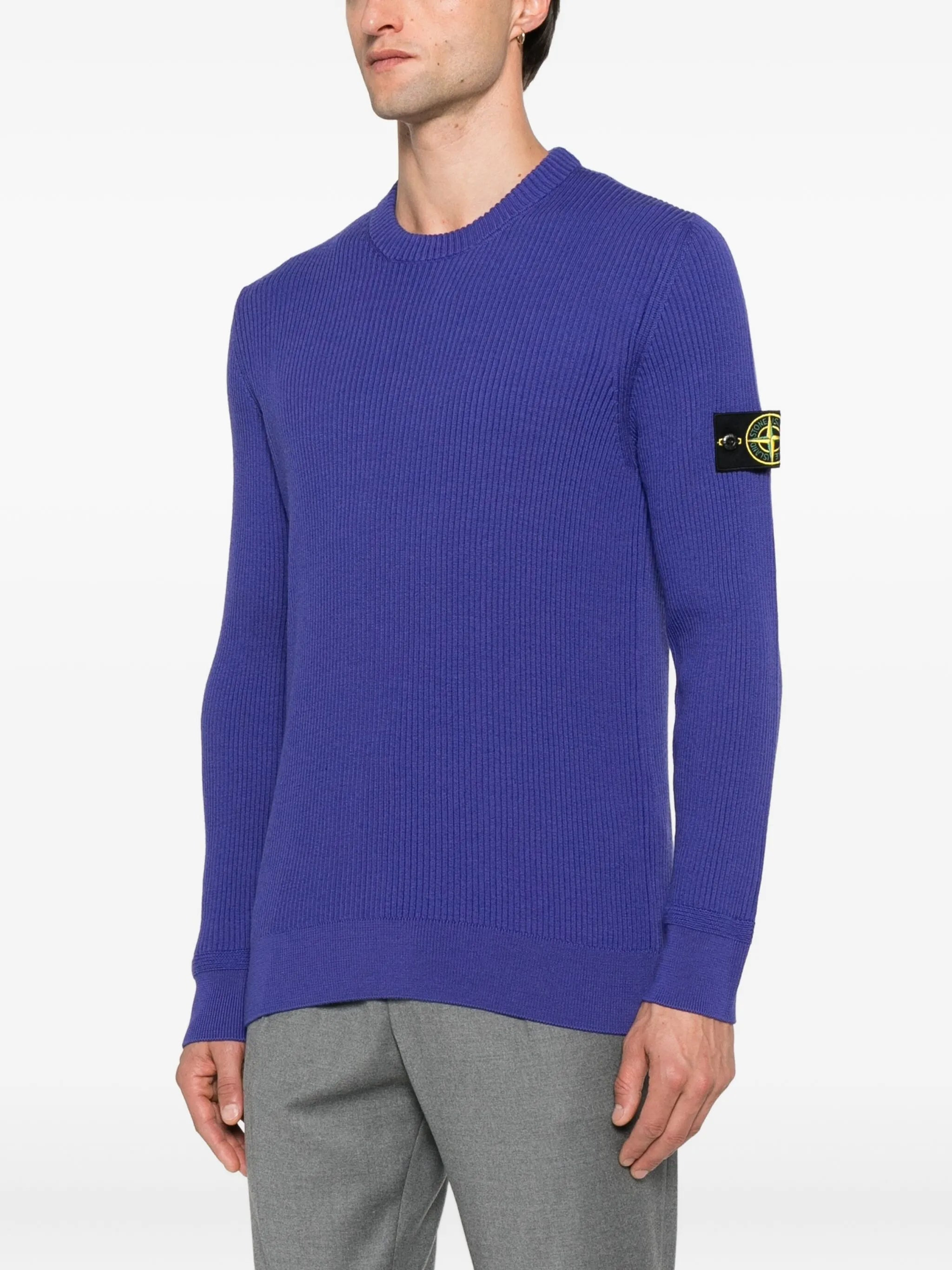 Stone Island Ribbed Crew-neck Sweater - 4