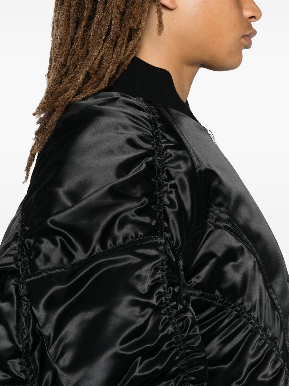 satin bomber jacket - 5