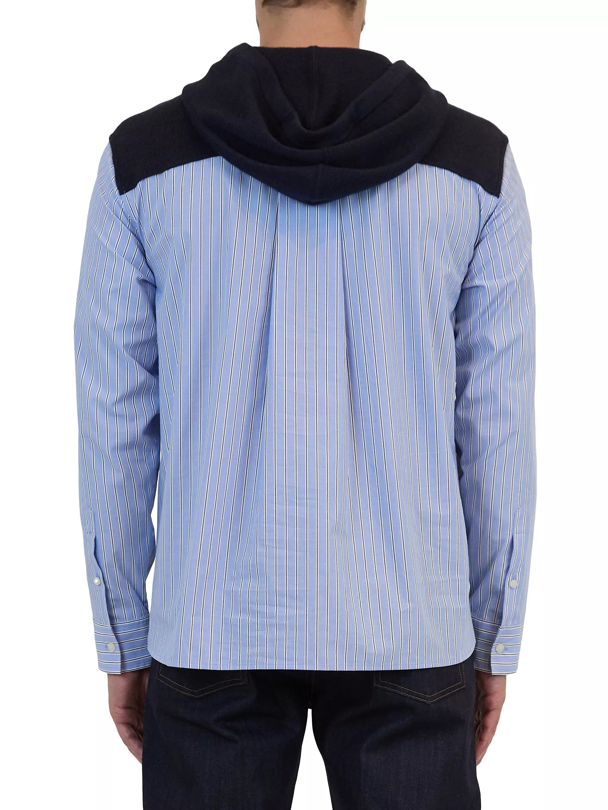 Adonis Knit Woven Combo Hoodie - 3