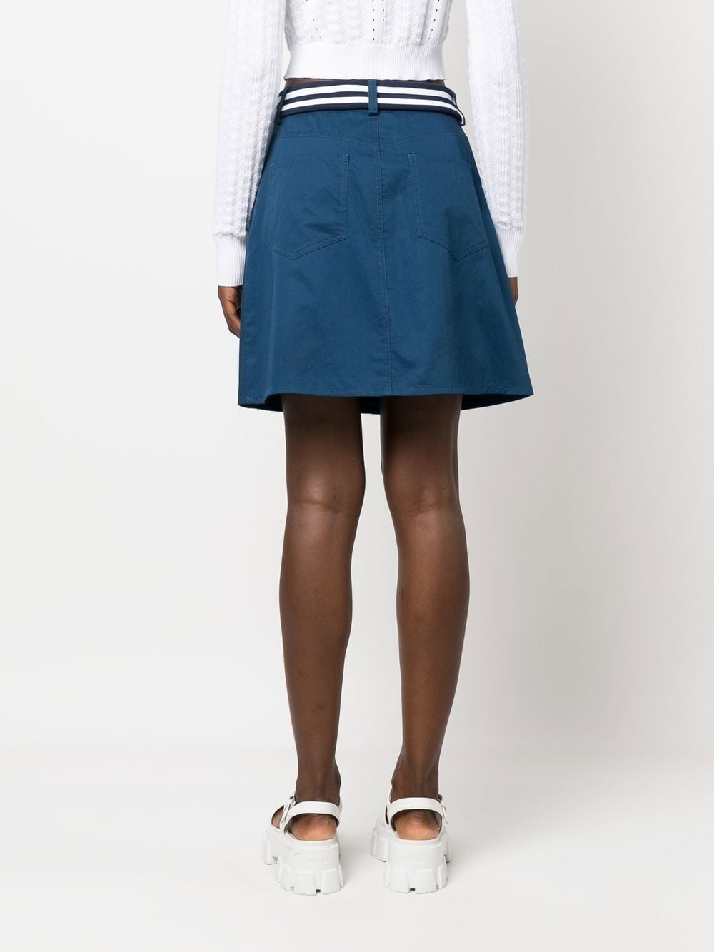 denim mini skirt - 4