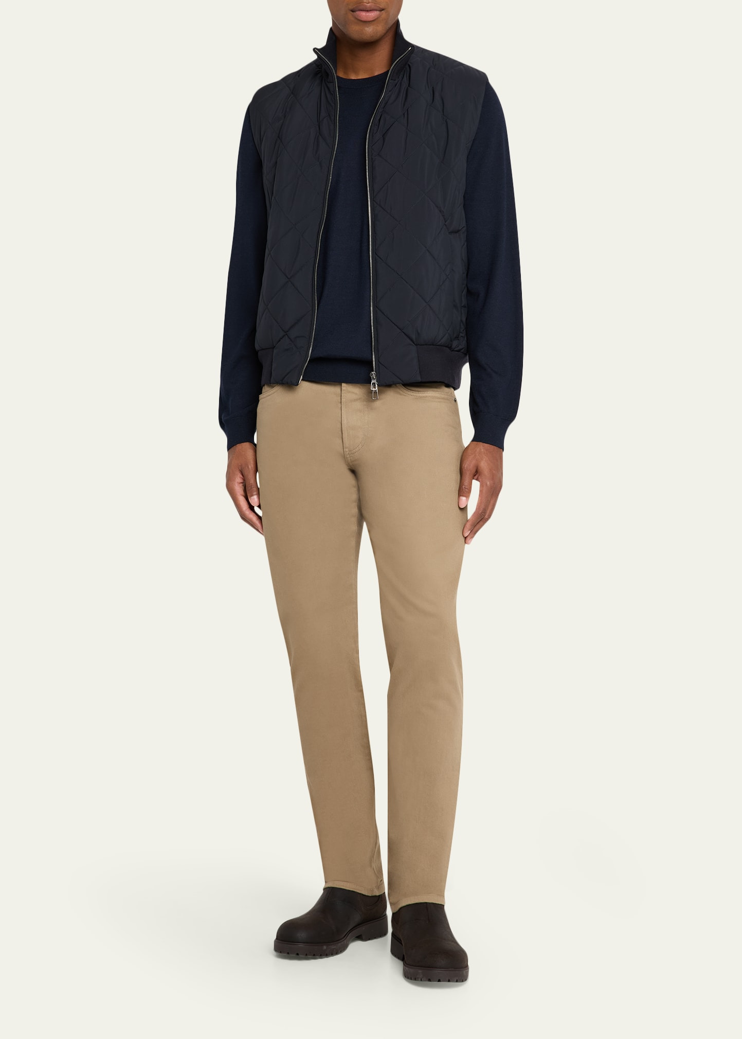 Men's Quarona Slim Five-Pocket Trousers - 2