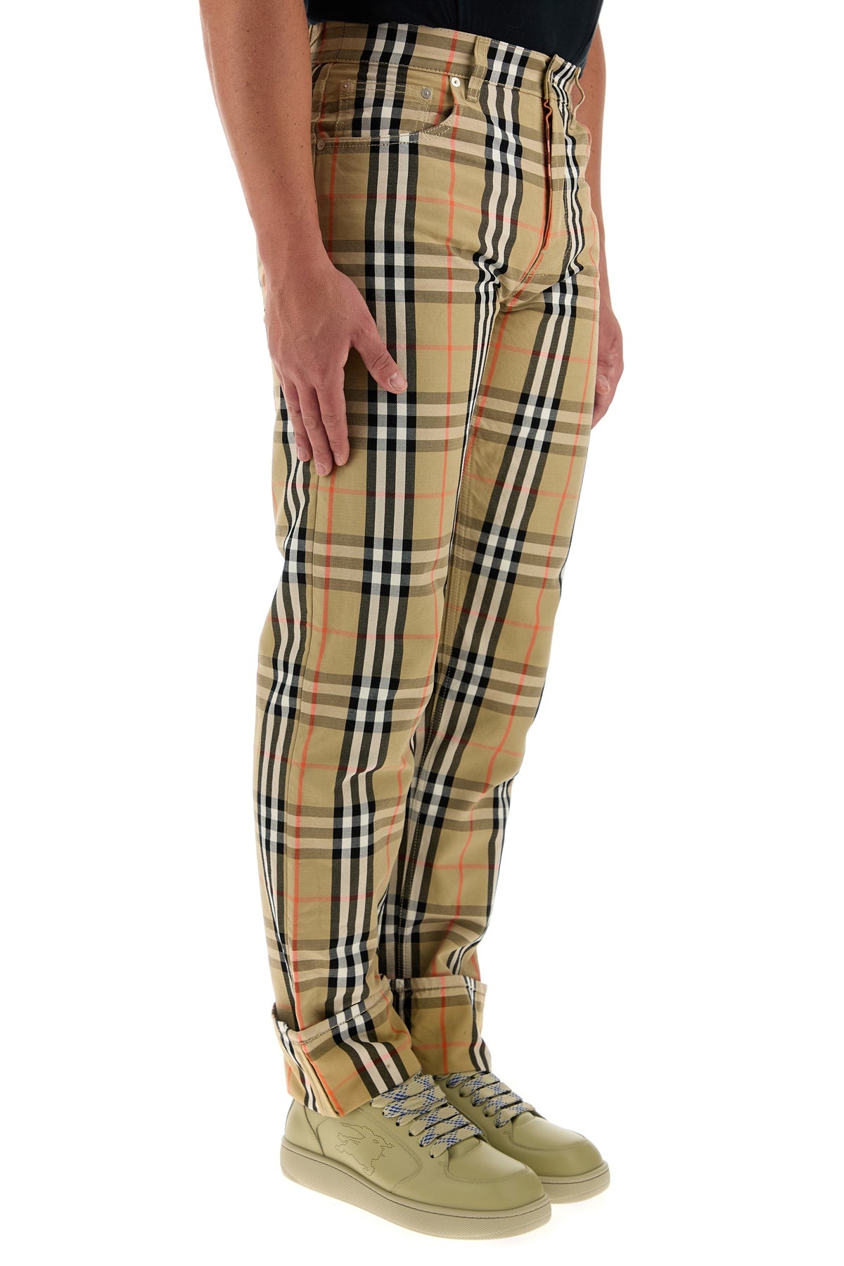 Embroidered canvas pant - 3