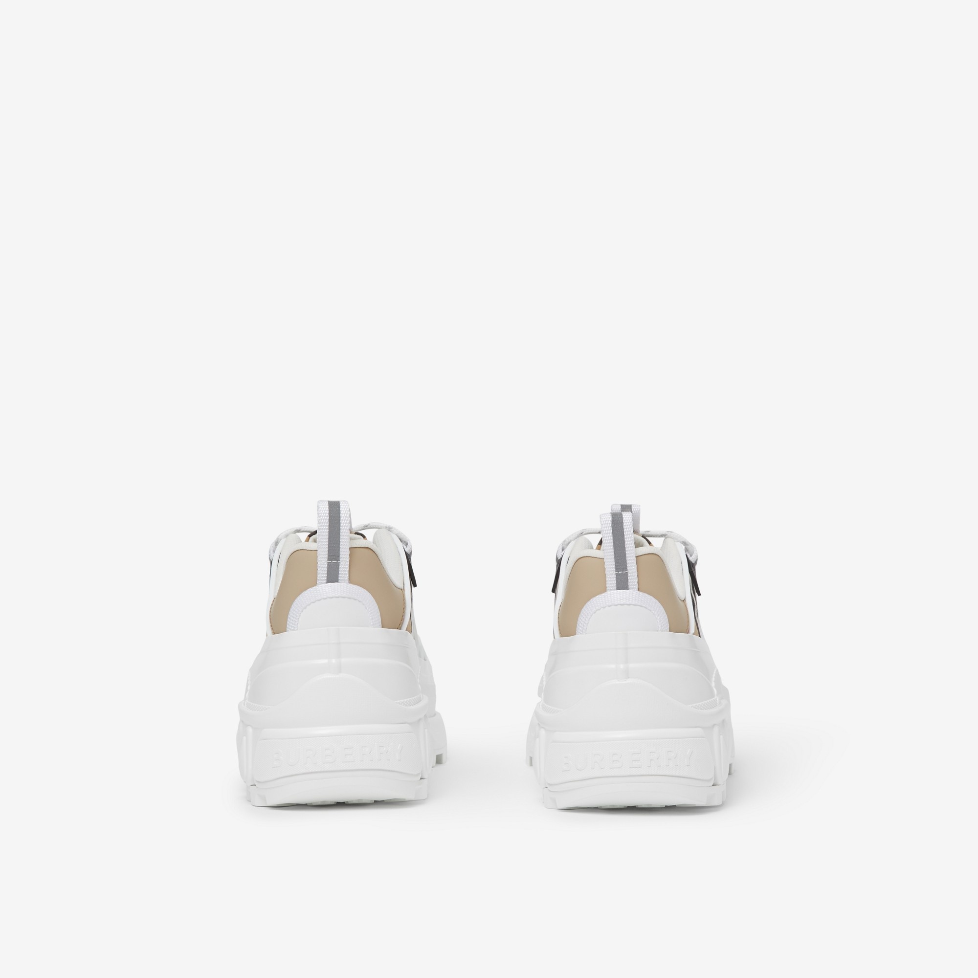Vintage Check Cotton and Leather Arthur Sneakers - 3