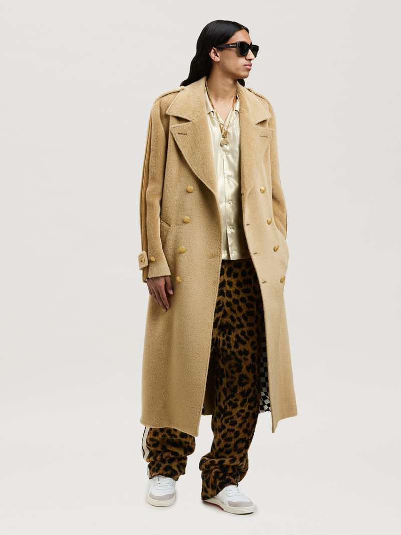 Palm Angels ANIMALIER BRUSHED KNIT PANTS outlook