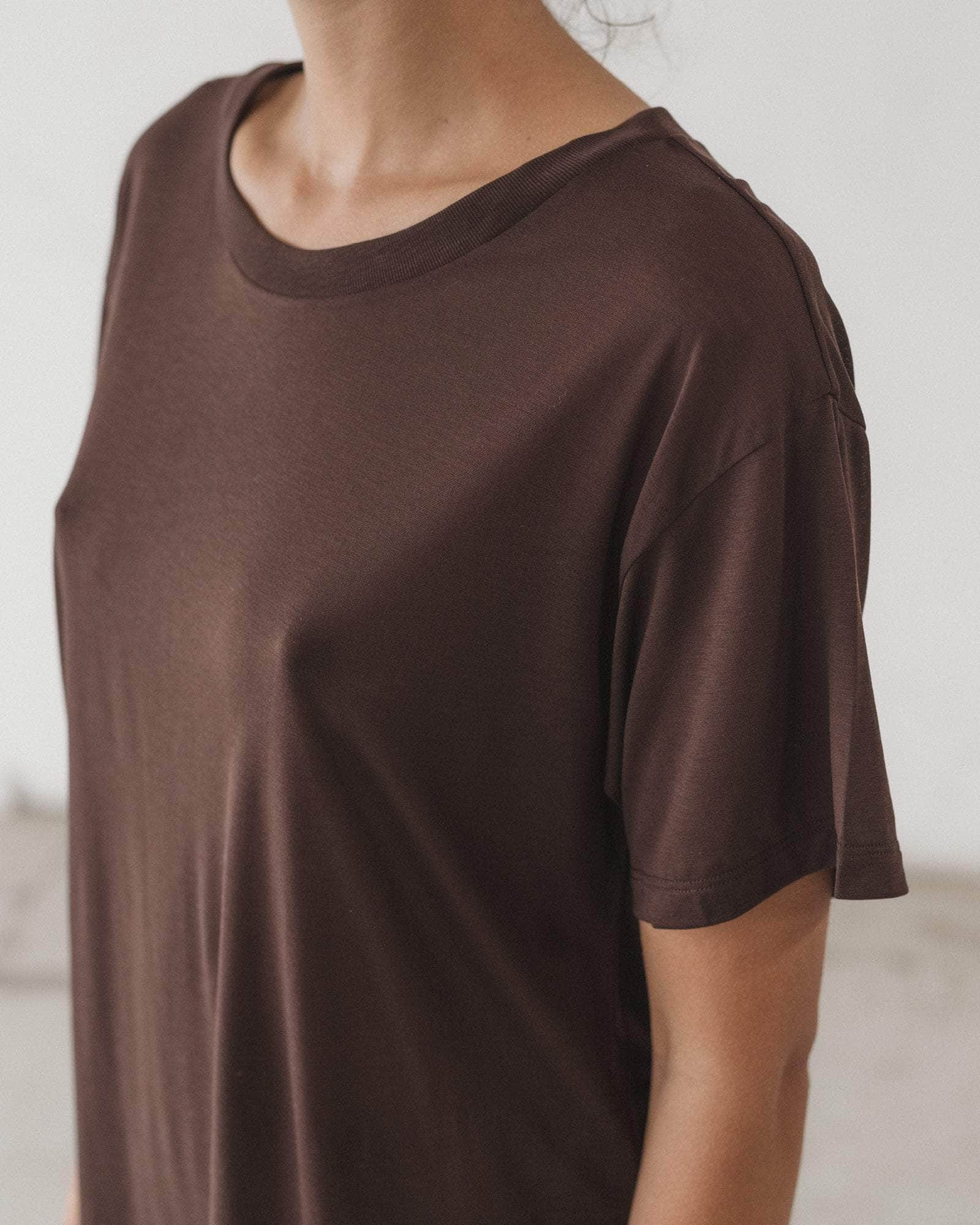 Loose Tee Shirt - Bamboo Lyocell - 4