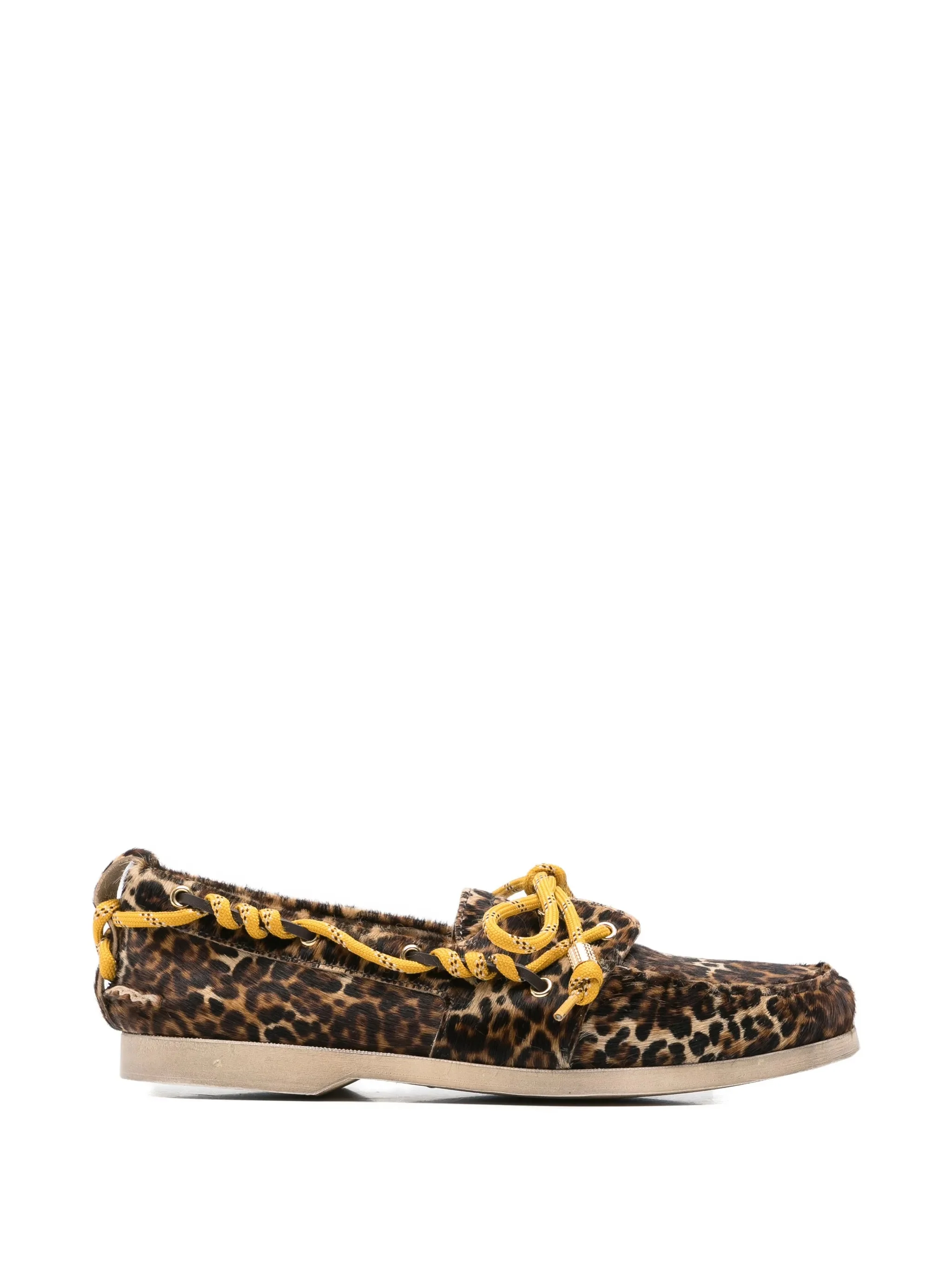 leopard-print loafers - 1