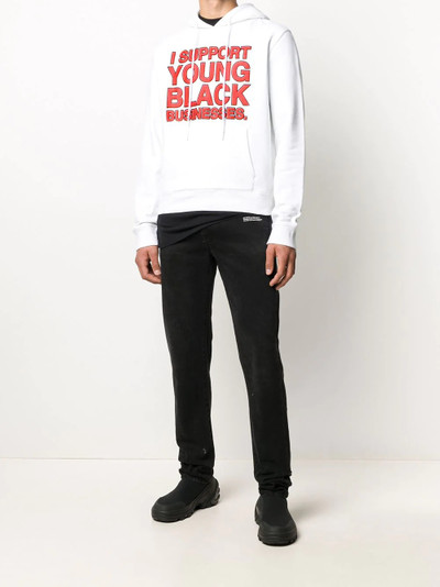 Off-White "I Support Young Black Businesses" hoodie outlook