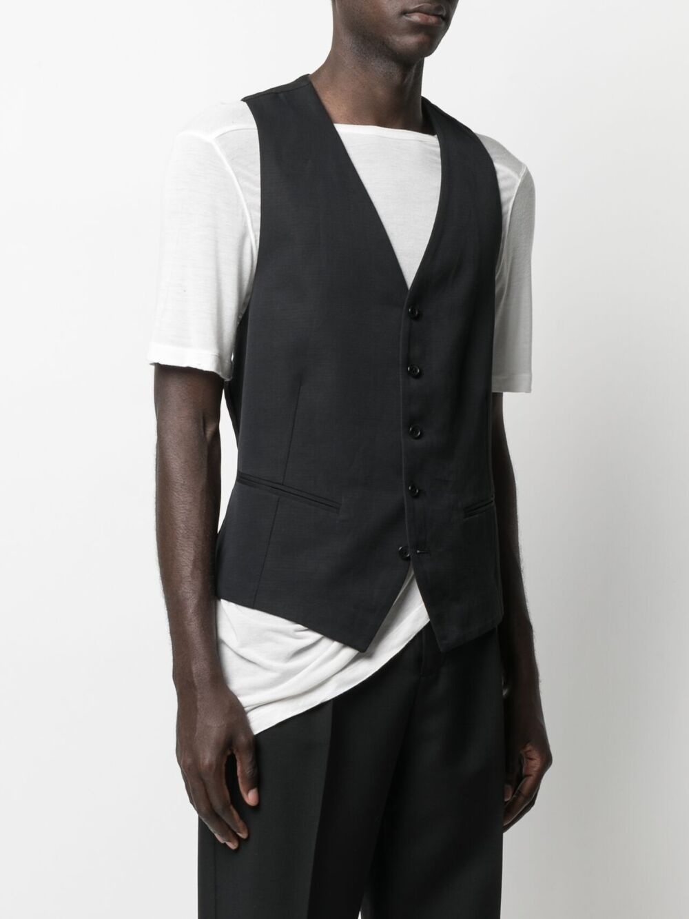 buttoned waistcoat - 3