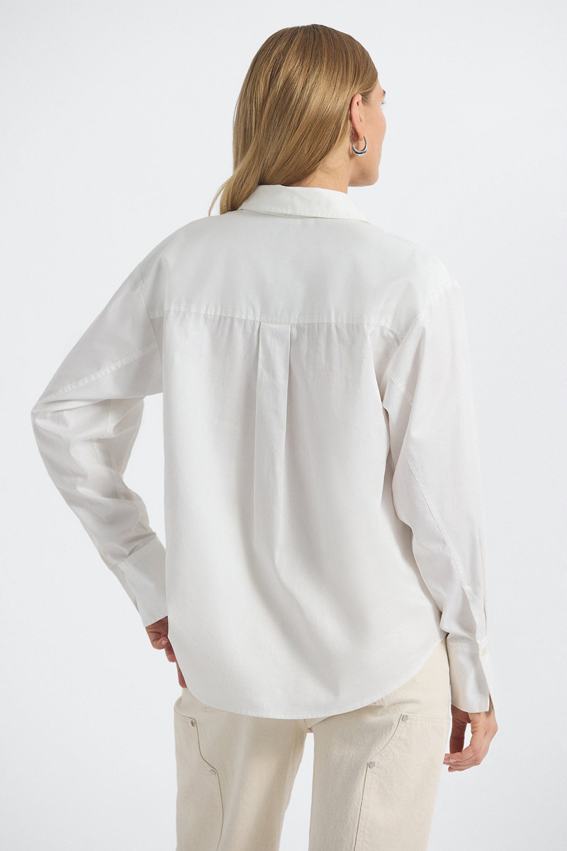 DEREK LAM 10 CROSBY EDELINE BUTTON UP SHIRT WITH NECK TIE outlook