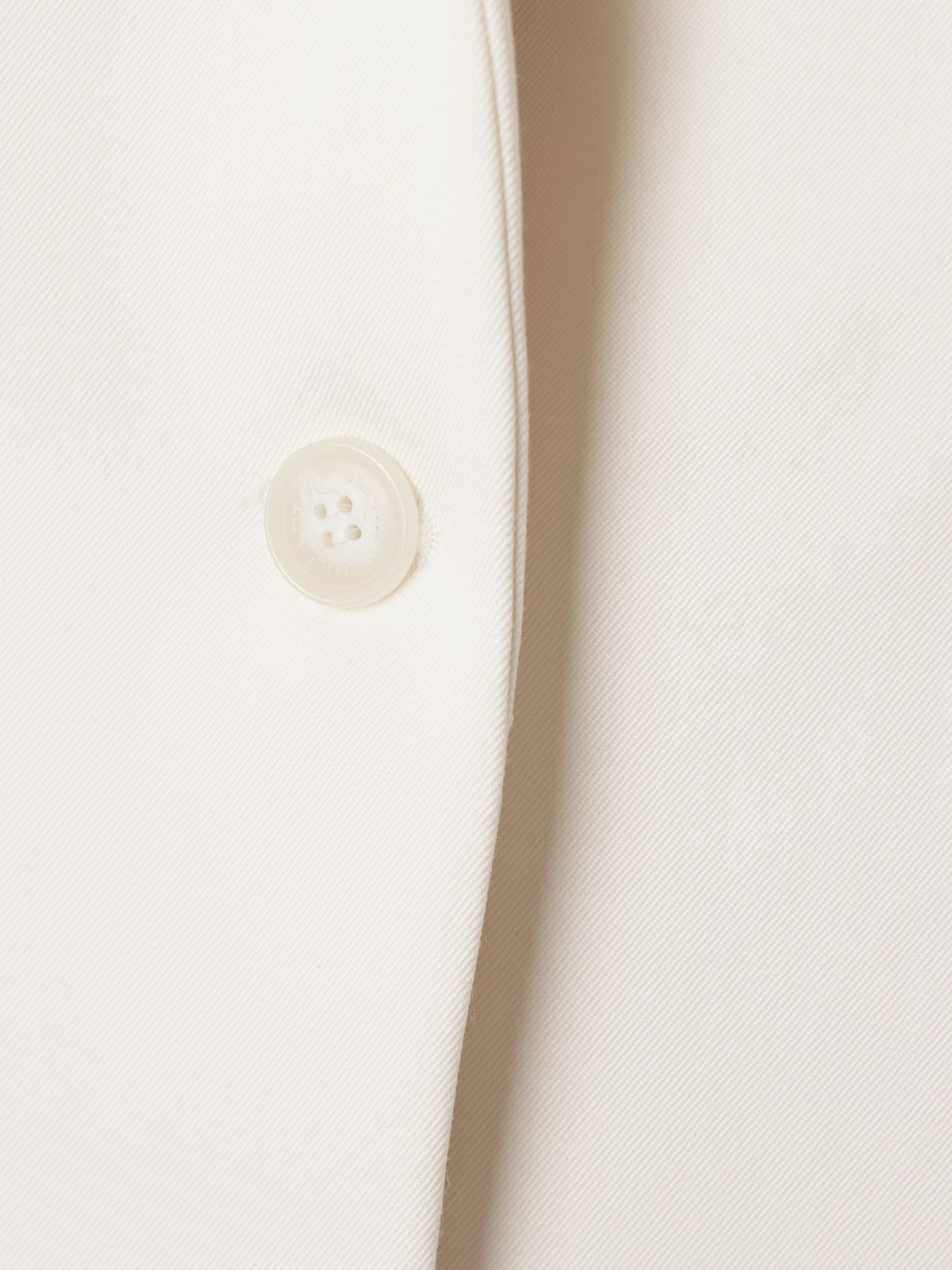 Diane wool-twill blazer Ecru - 5