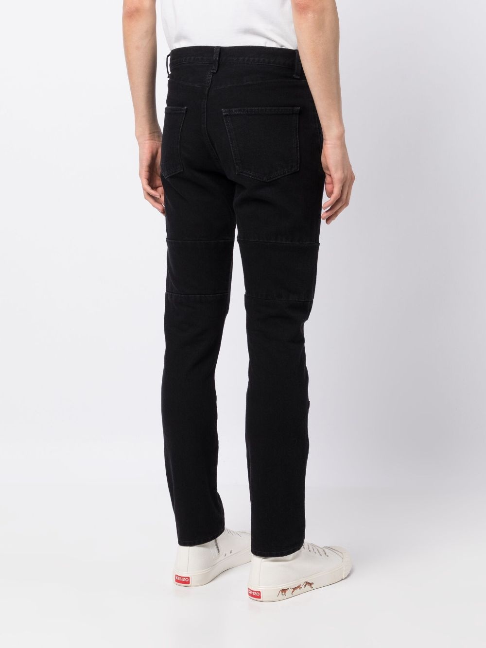 mid-rise slim-cut jeans - 4