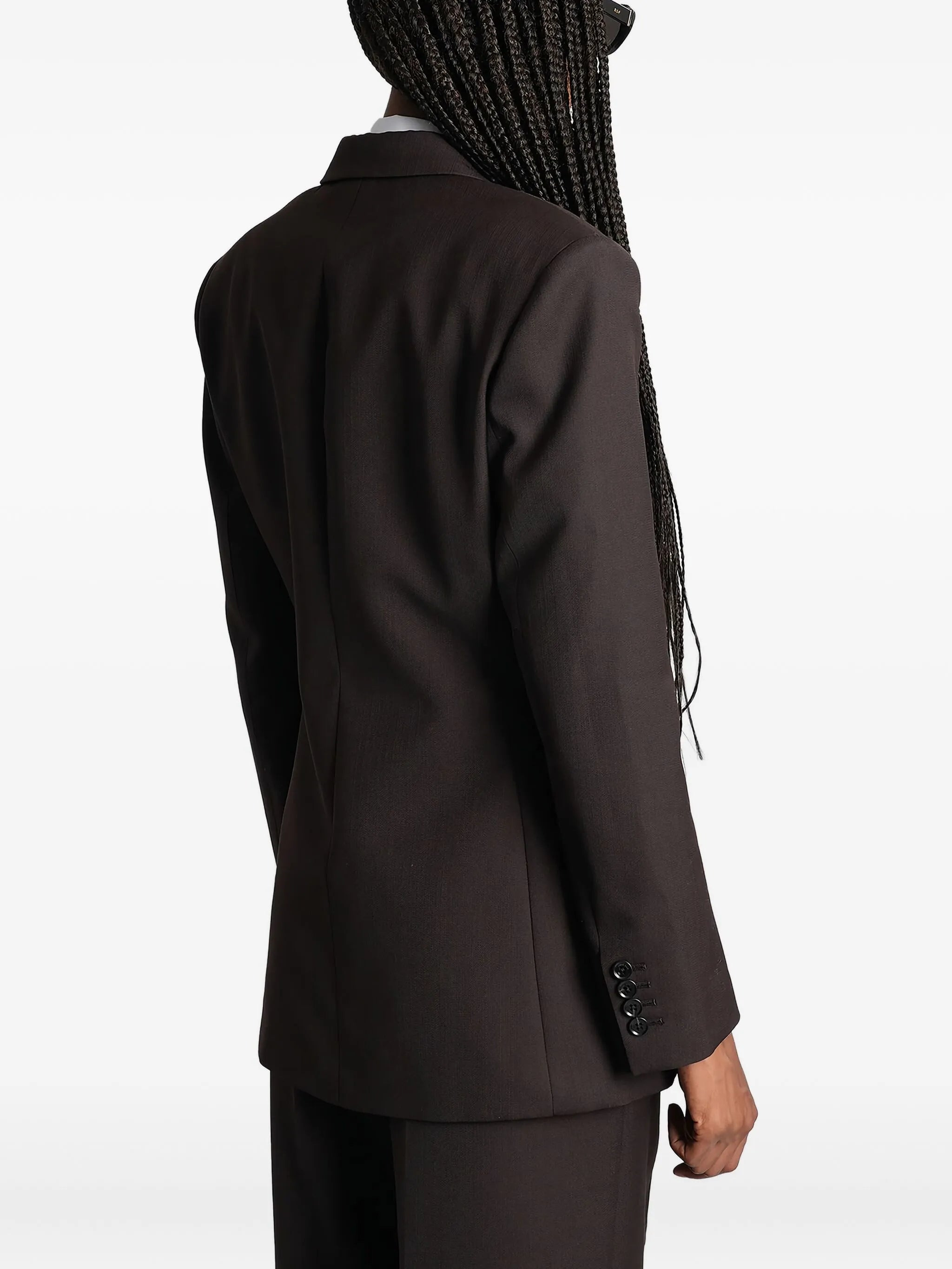 Anine Bing Double-breasted Wool Blazer - 2