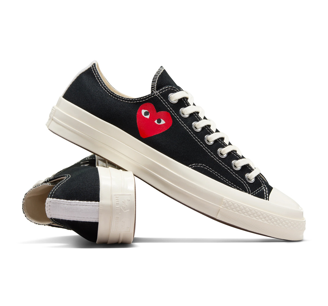 Small Red Heart Chuck Taylor Low Top - 5
